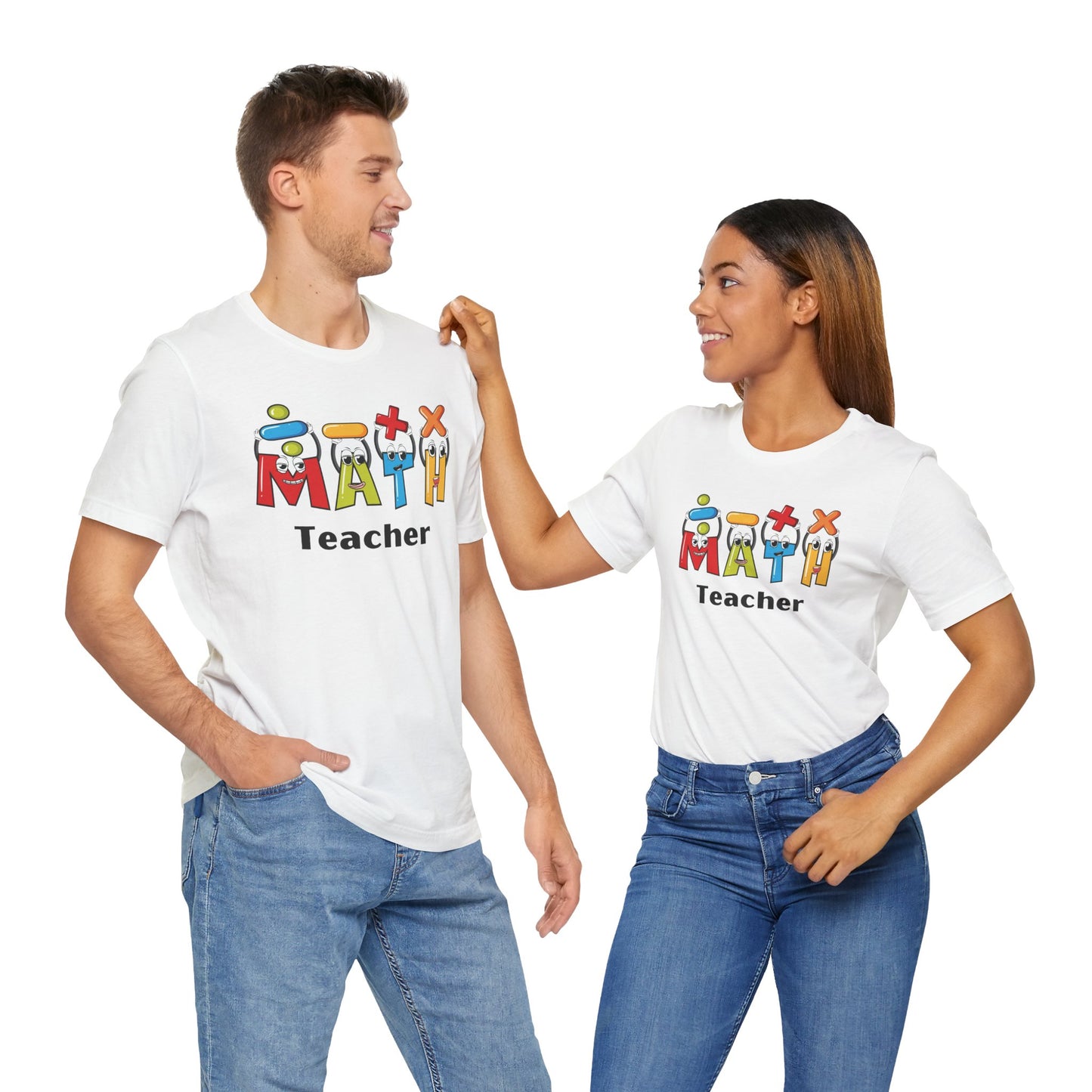 Fun Math Teacher Unisex Jersey Short Sleeve Tee - Perfect for Classroom and Gifts