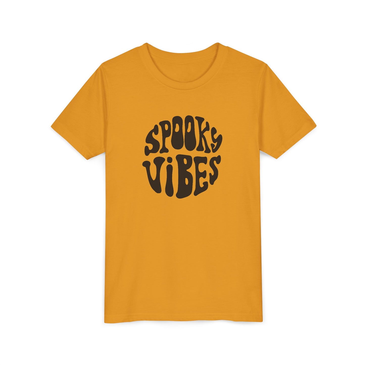 Spooky Vibes Youth Tee, Halloween Shirt, Kids Graphic Tee, Fun Costume Top, Autumn Apparel, Party Wear