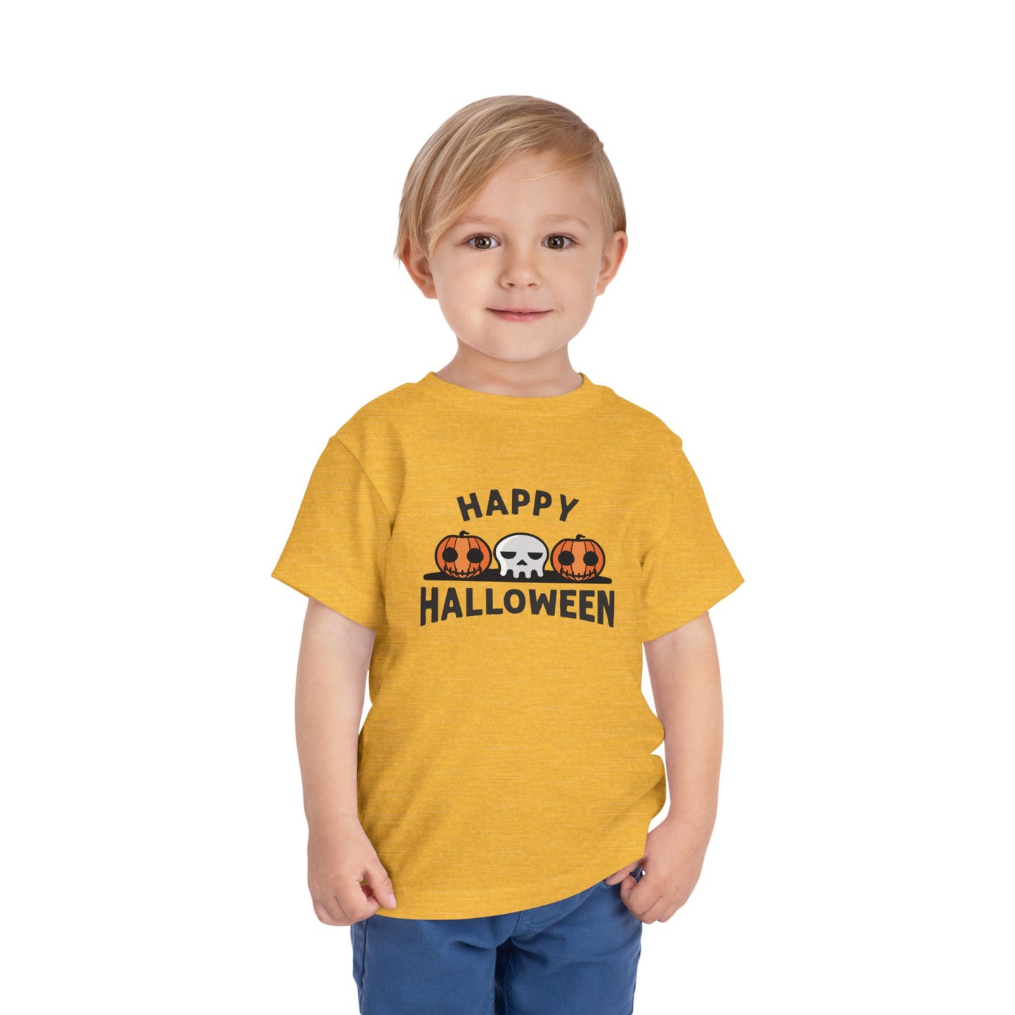 Toddler Halloween Tee, Cute Kids Shirt, Toddler Short Sleeve T-Shirt, Halloween Costume Tee, Spooky Fun Kids Apparel, Holiday Gift for Kids