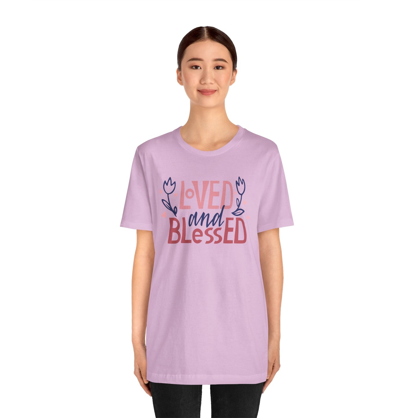 Loved and Blessed Jersey Tee - Sweet Comfort for Everyday Wear