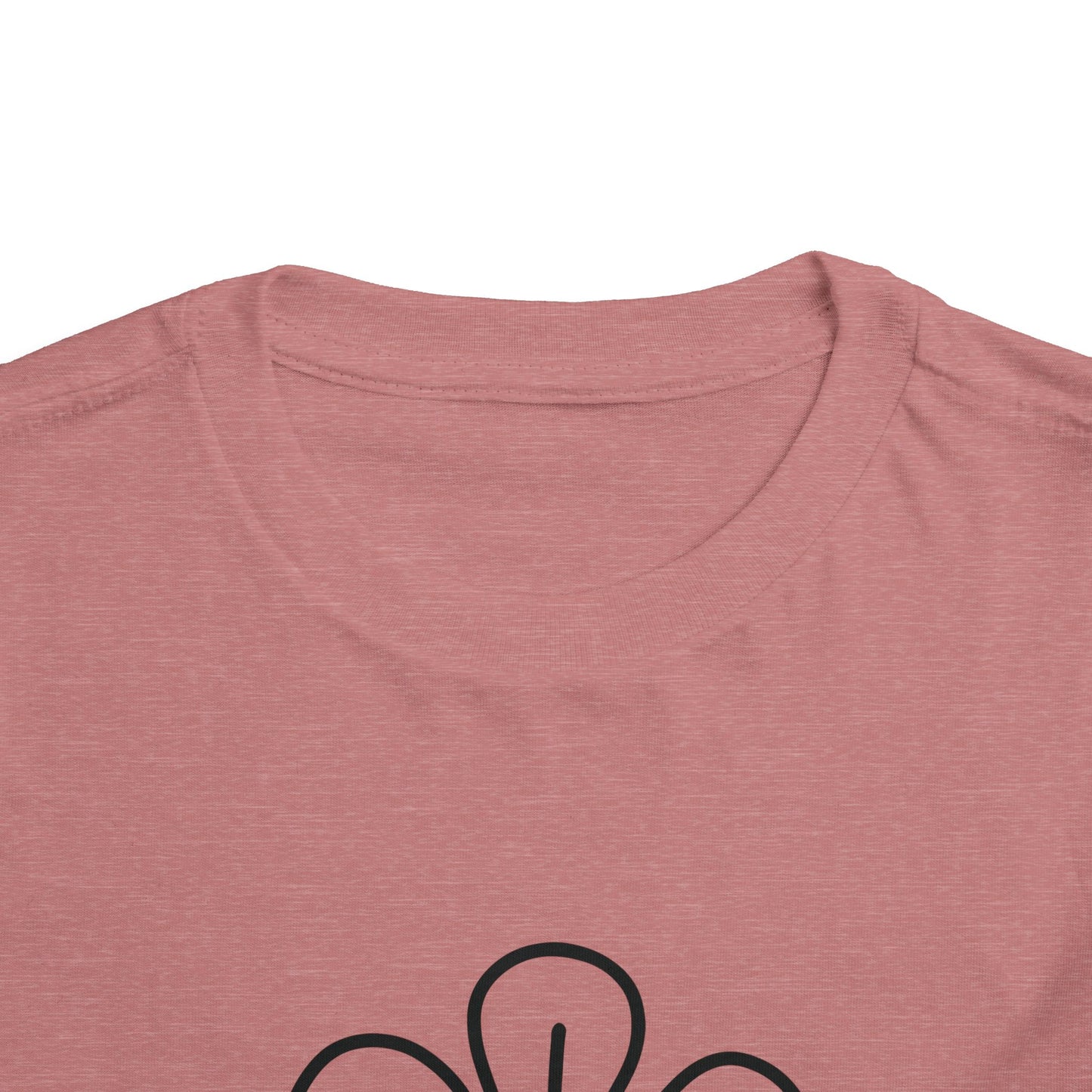 Happy Flower Toddler Short Sleeve Tee - Cute & Comfortable Kids T-Shirt