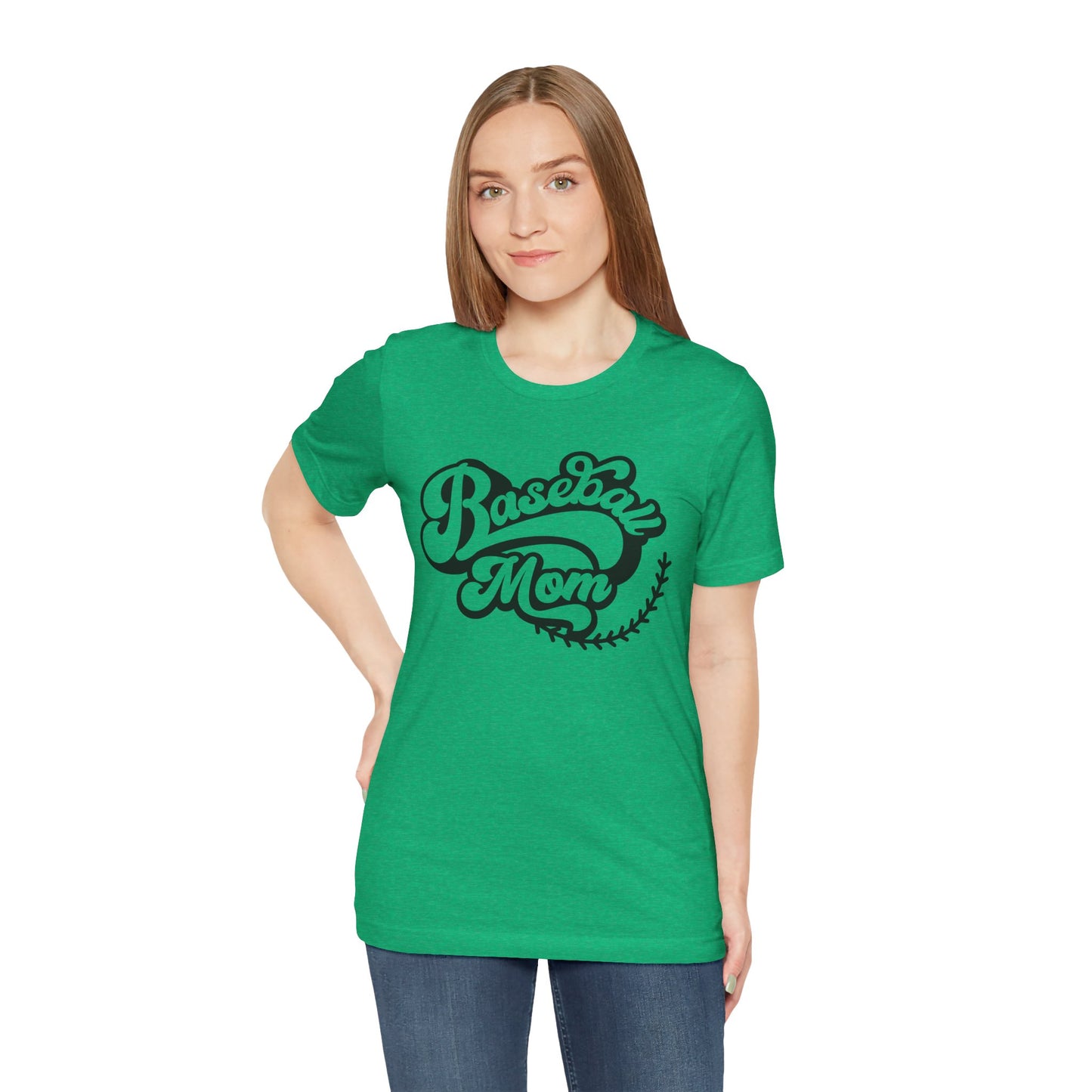 Baseball Mom Jersey Tee - Supportive & Stylish Shirt for Sports Moms