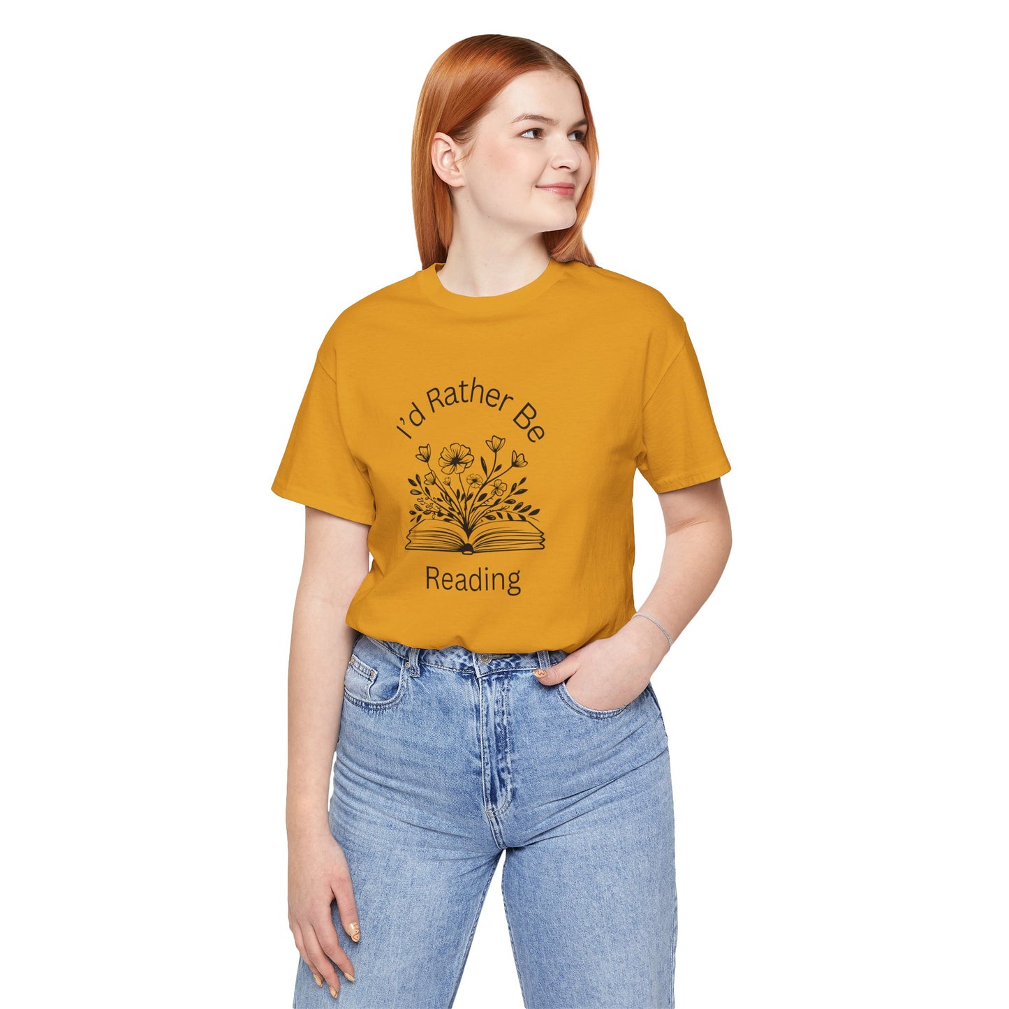 Reading Lovers Short Sleeve Tee - "I'd Rather Be Reading"