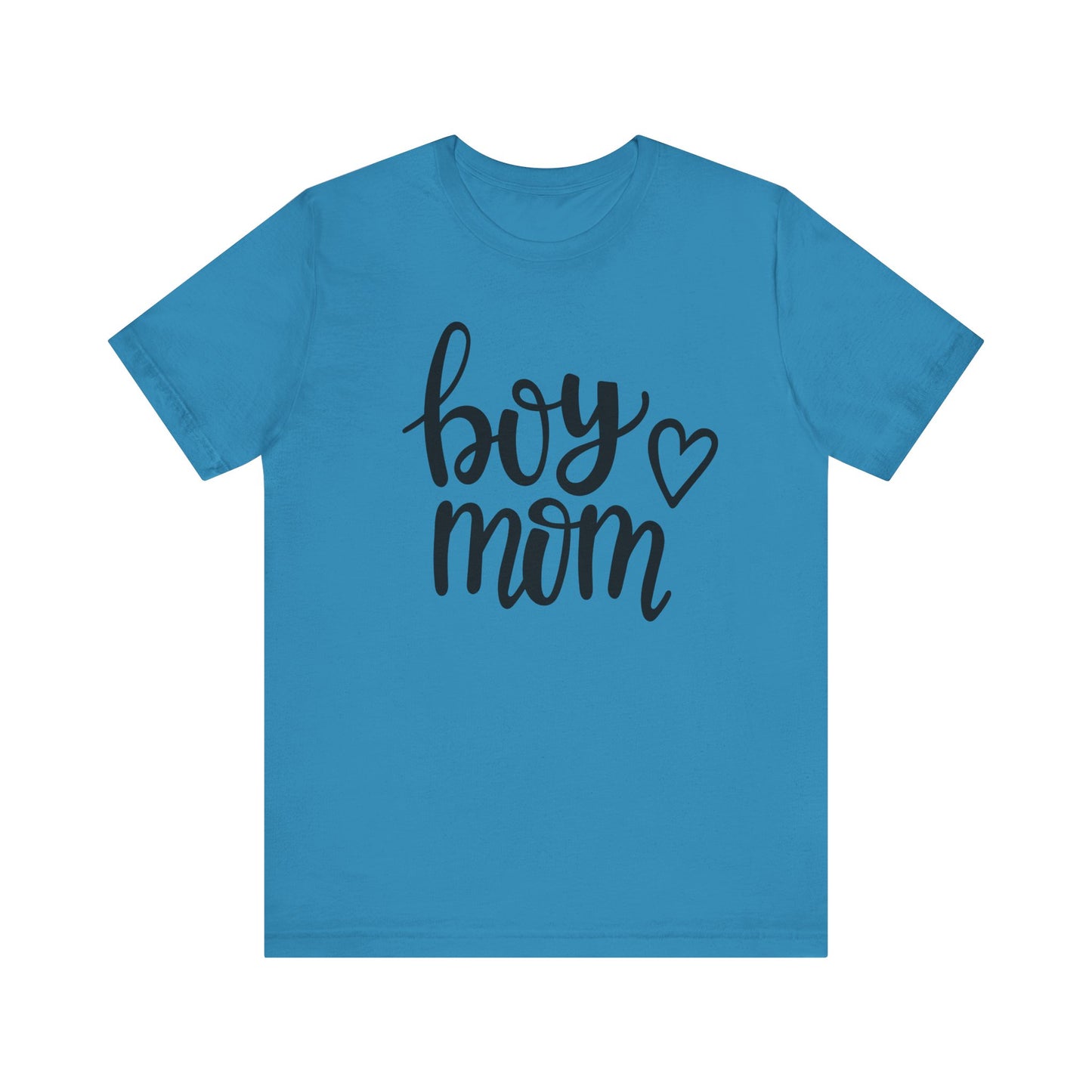 Boy Mom Graphic Tee -Jersey Short Sleeve T-Shirt