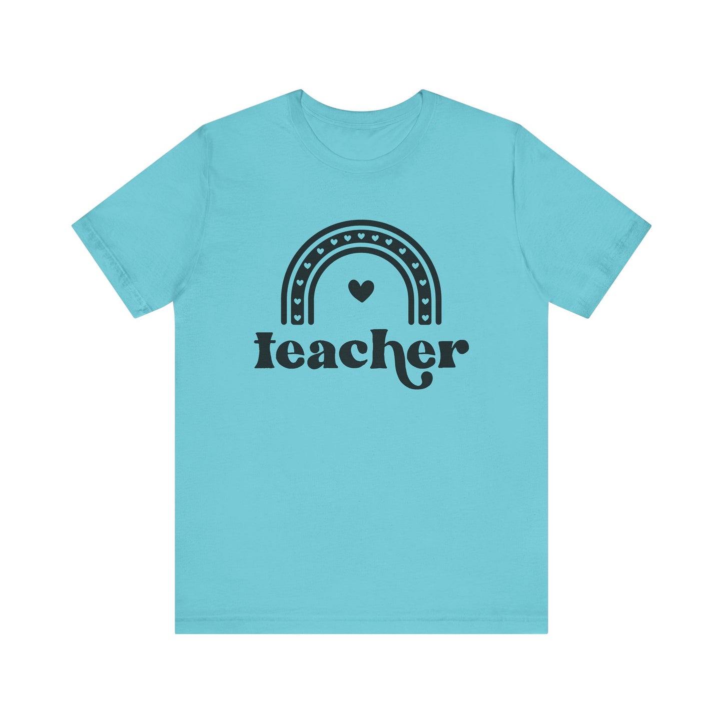 Teacher Rainbow Tee - Unisex Short Sleeve T-Shirt