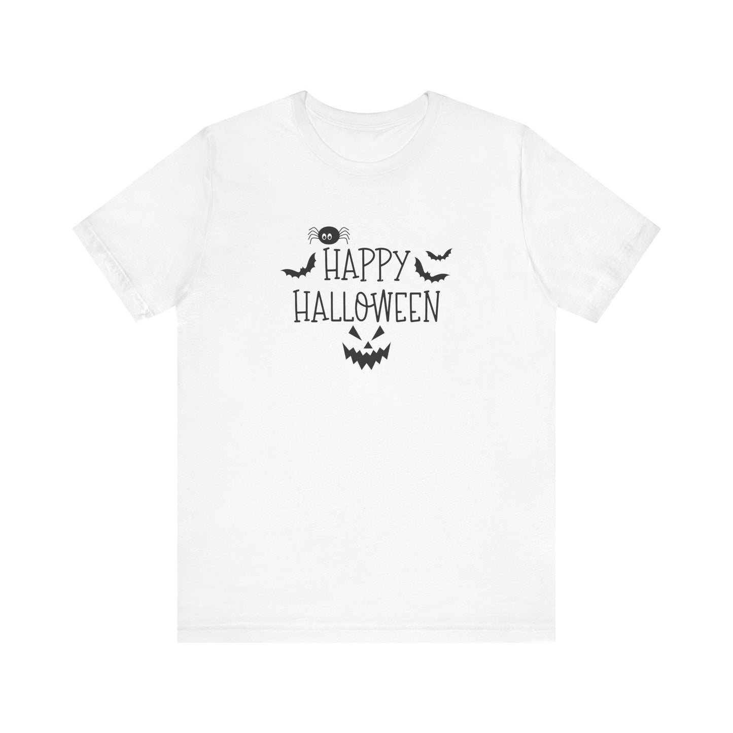 Happy Halloween Tee, Spooky T-Shirt for Fall, Halloween Party Attire, Trick or Treat Shirt, Casual Halloween Outfit