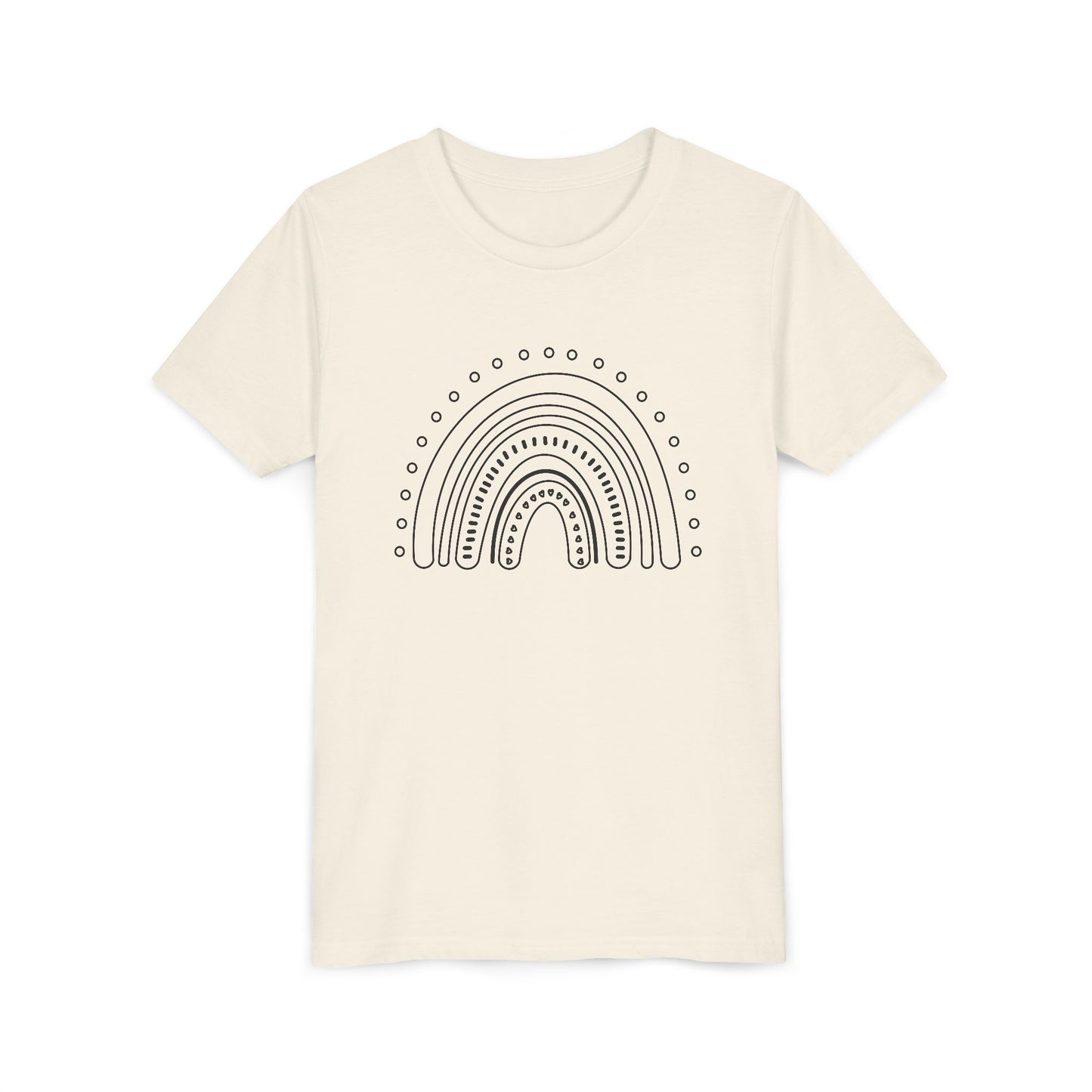 Kids Rainbow Art Short Sleeve Tee - Fun & Colorful Design