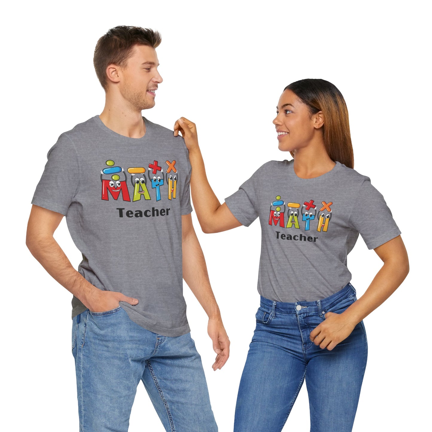 Fun Math Teacher Unisex Jersey Short Sleeve Tee - Perfect for Classroom and Gifts
