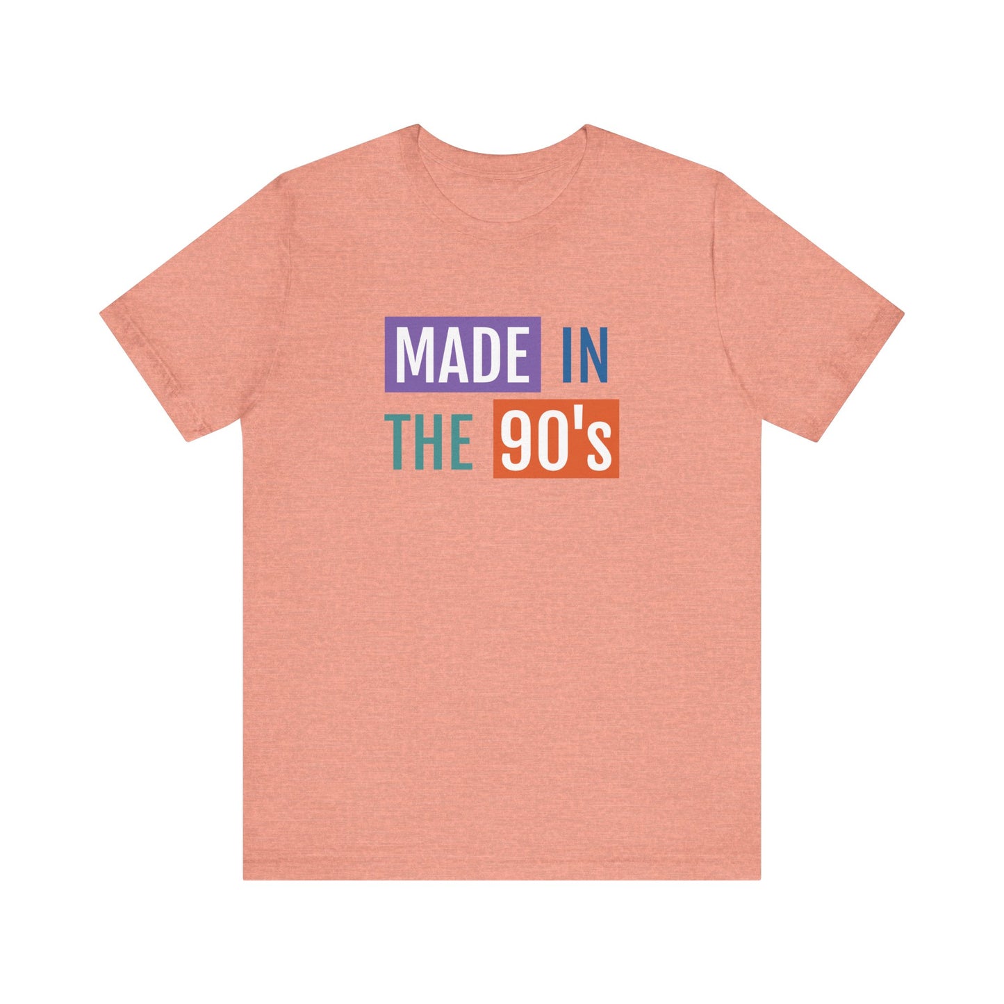90's Nostalgia Unisex Tee - Made in the 90's Short Sleeve T-Shirt