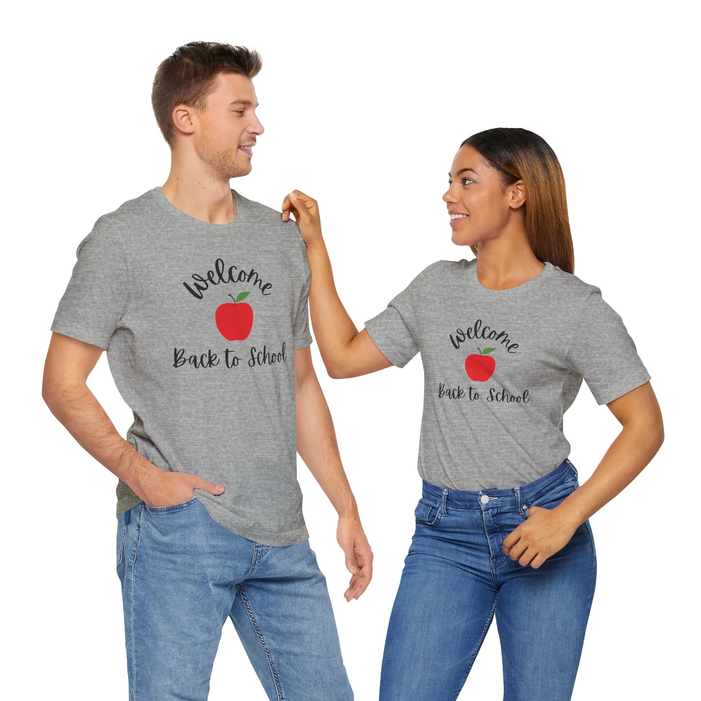 Back to School Tee, Welcome Back to School T-Shirt, Unisex Jersey Shirt, Teacher Gift, Student Fashion, Kids School Outfit