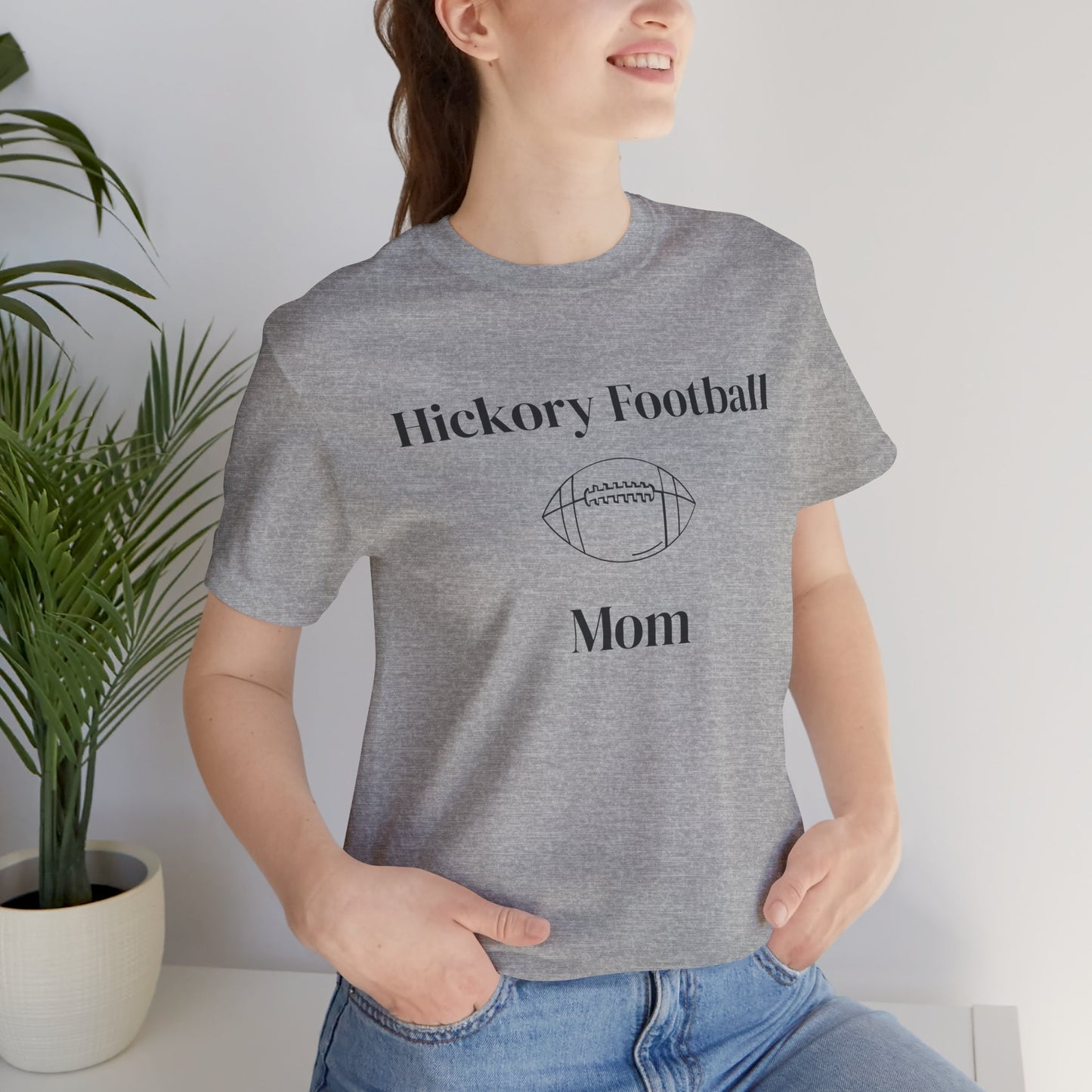 Football Mom Jersey Tee, Sports Fan Shirt, Gift for Moms, Team Spirit Apparel, Football Season Fashion, Casual Wear