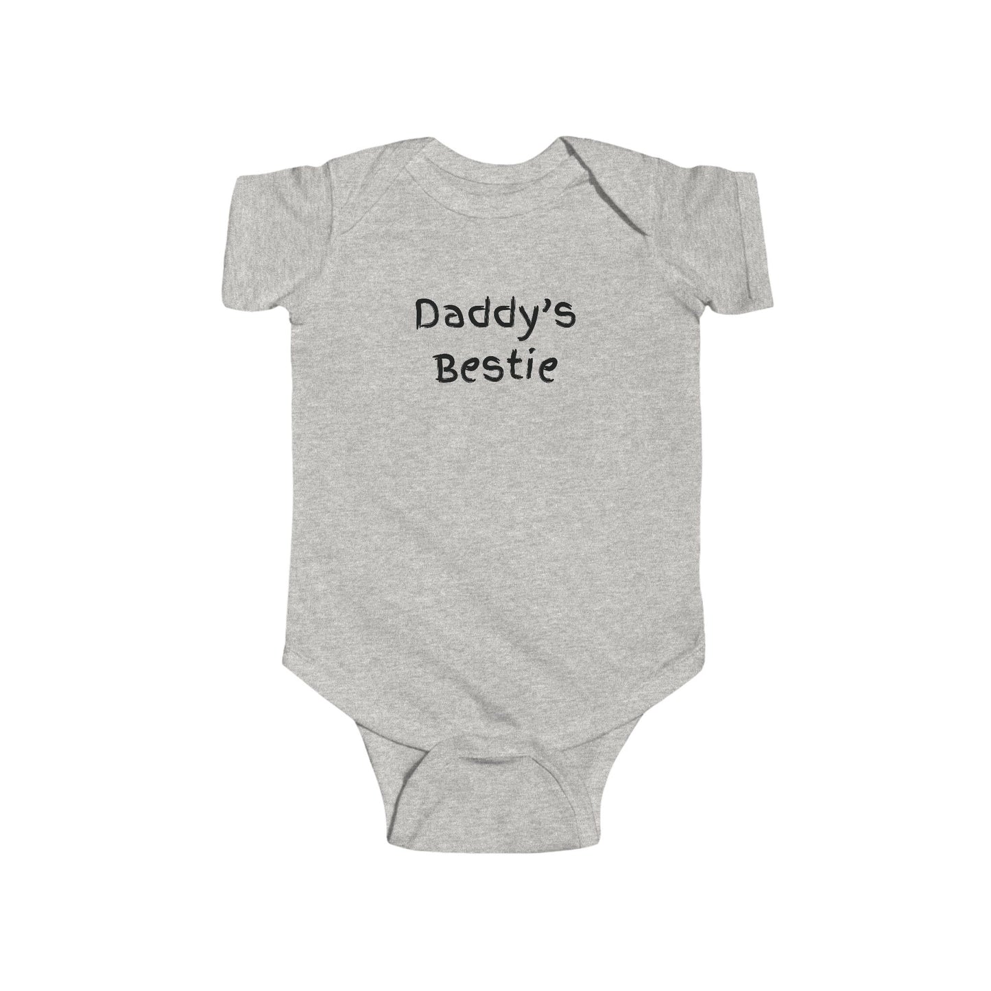 Daddy's Bestie Infant Bodysuit - Cute Baby Outfit for Newborns & Infants
