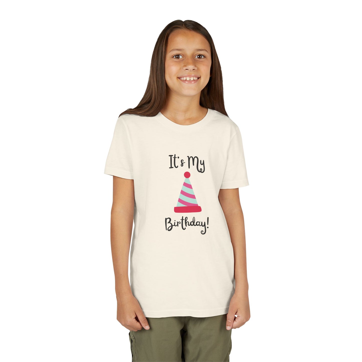 Kids Birthday Celebration Tee - "It's My Birthday!" Short Sleeve T-Shirt