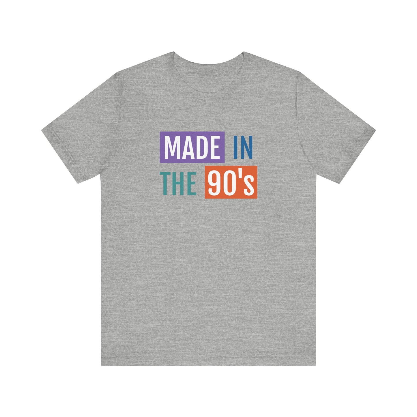90's Nostalgia Unisex Tee - Made in the 90's Short Sleeve T-Shirt