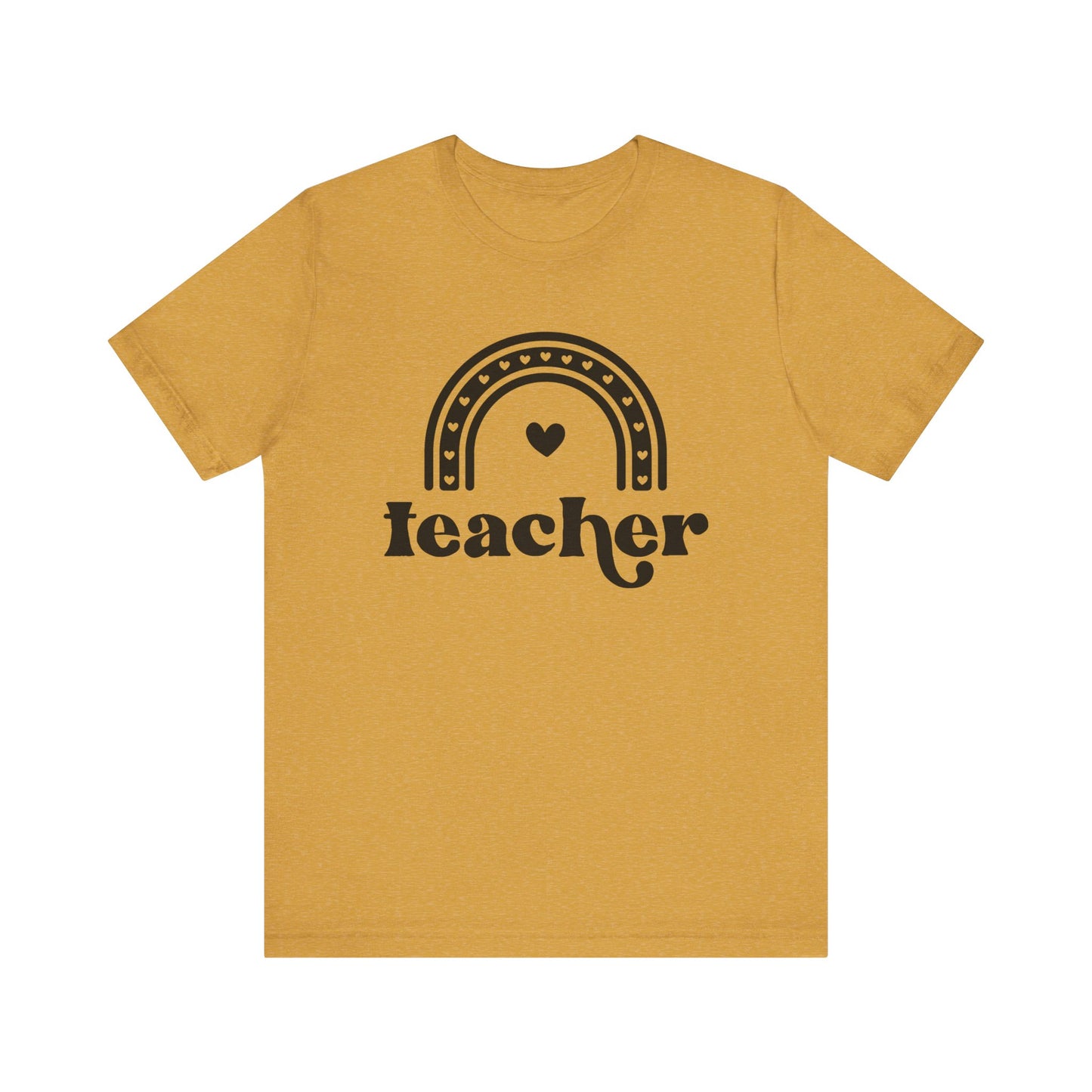 Teacher Rainbow Tee - Unisex Short Sleeve T-Shirt