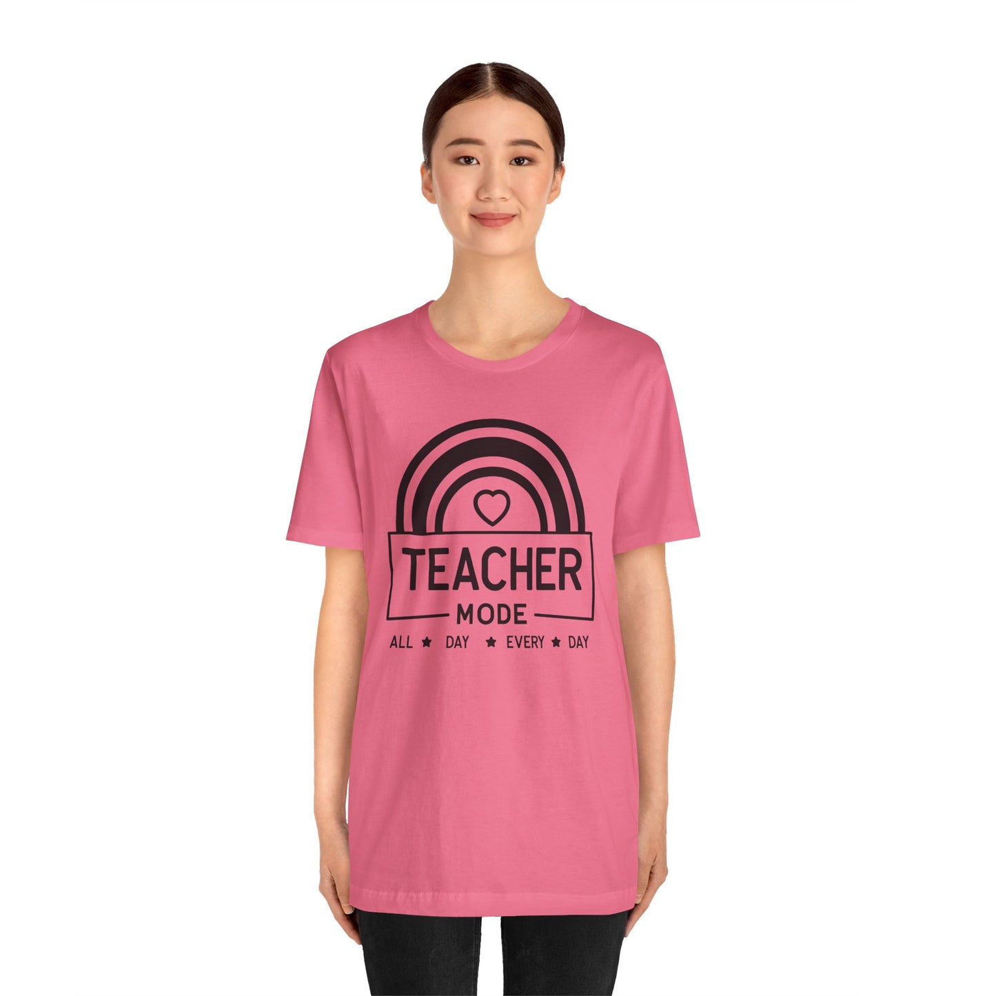 Teacher Mode Unisex Jersey Short Sleeve Tee - All Day Every Day