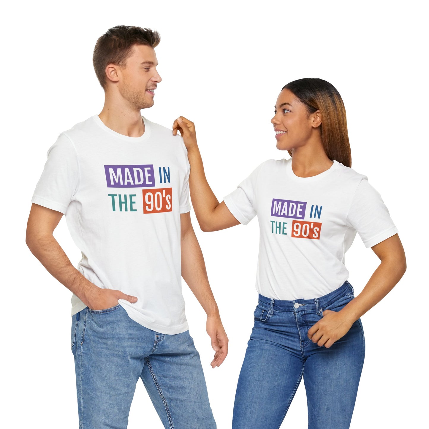 90's Nostalgia Unisex Tee - Made in the 90's Short Sleeve T-Shirt