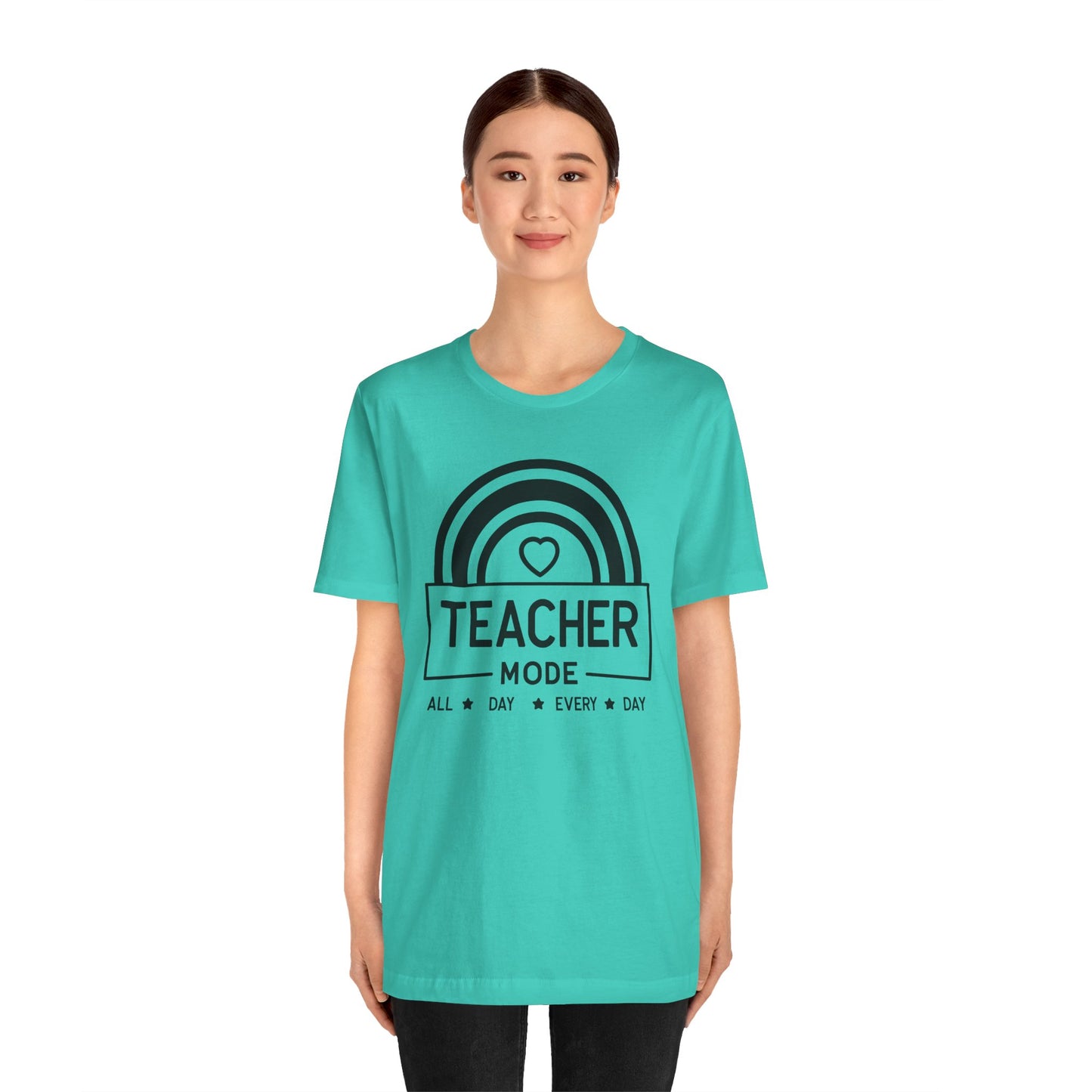 Teacher Mode Unisex Jersey Short Sleeve Tee - All Day Every Day