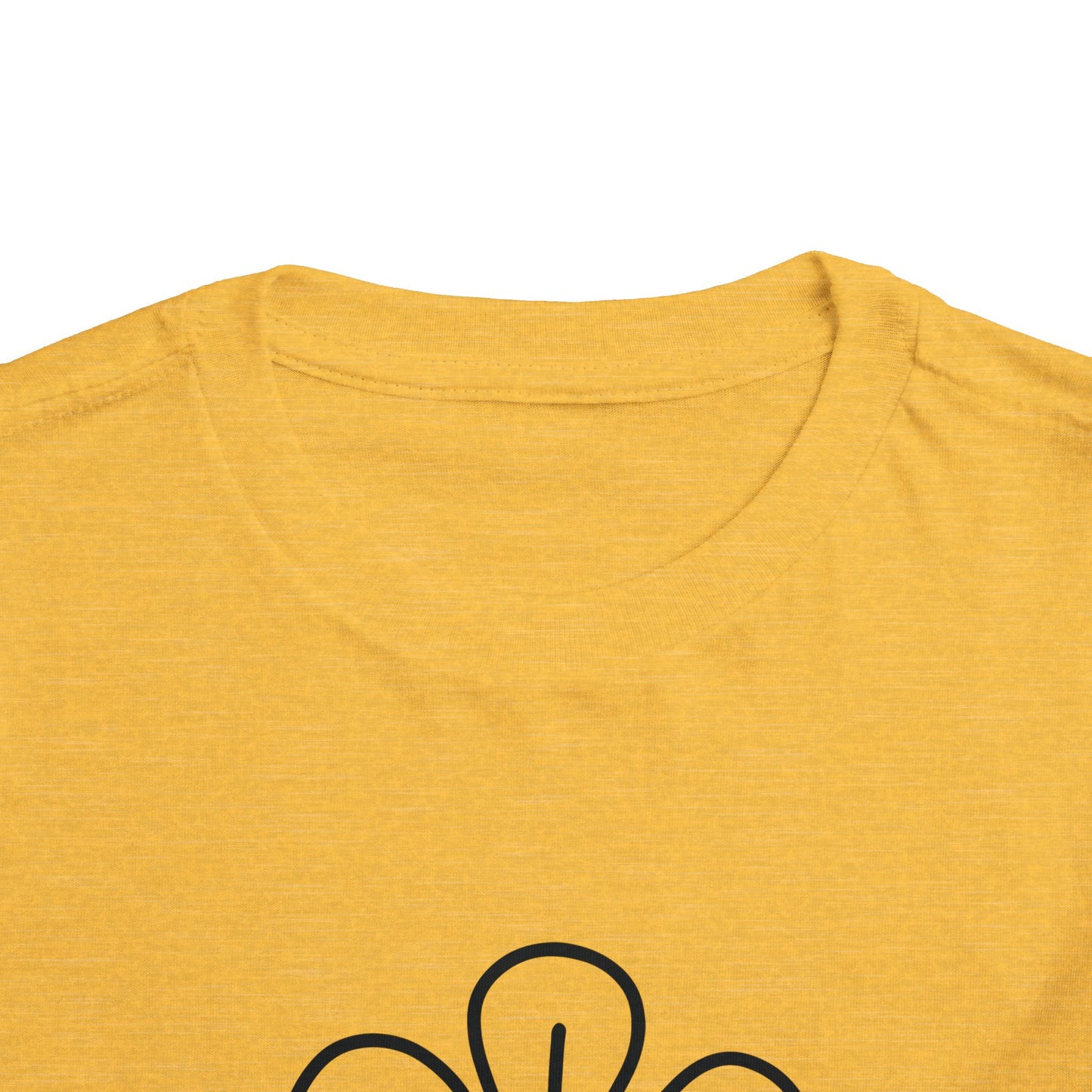 Happy Flower Toddler Short Sleeve Tee - Cute & Comfortable Kids T-Shirt