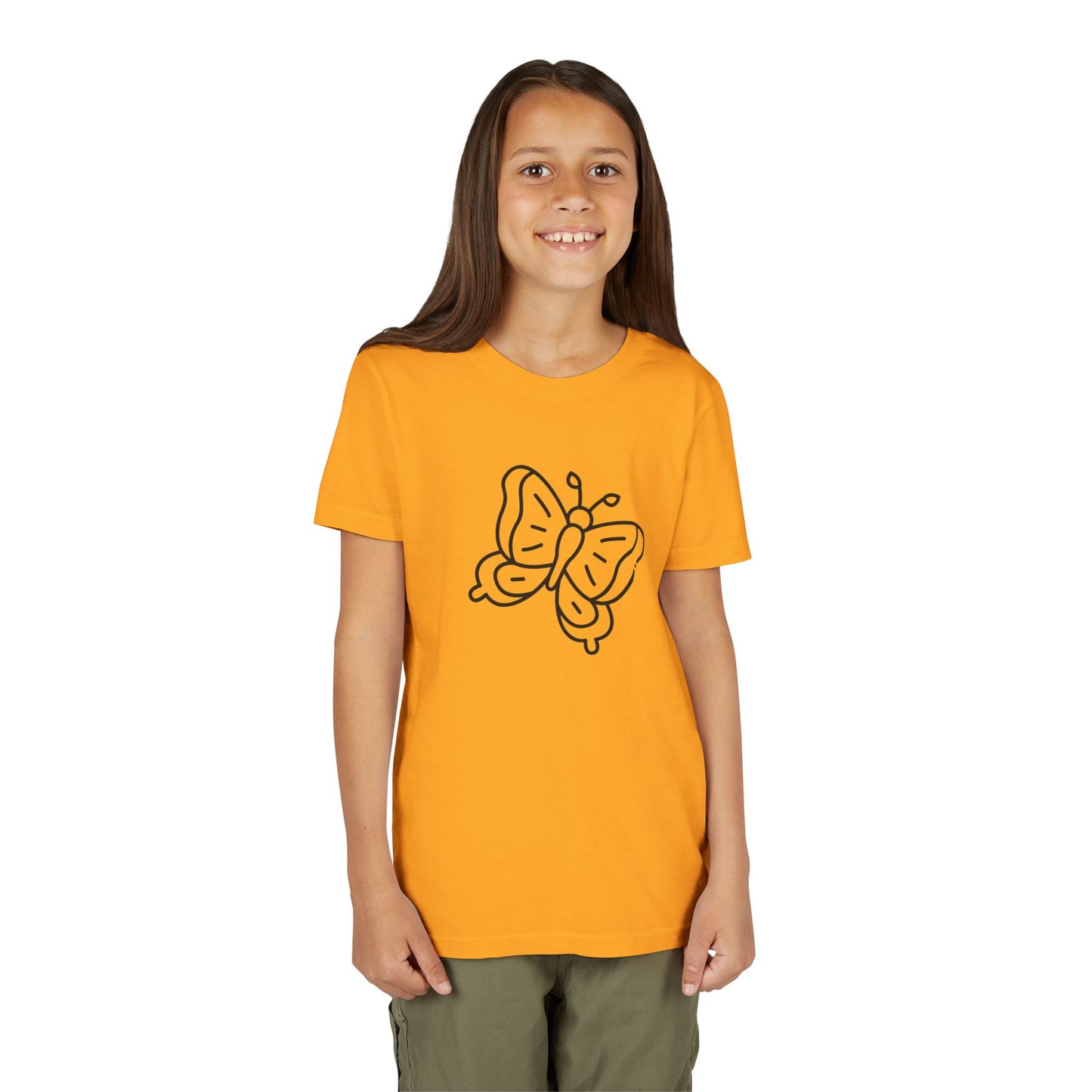 Youth Butterfly Graphic Tee - Fun & Whimsical Kids Shirt