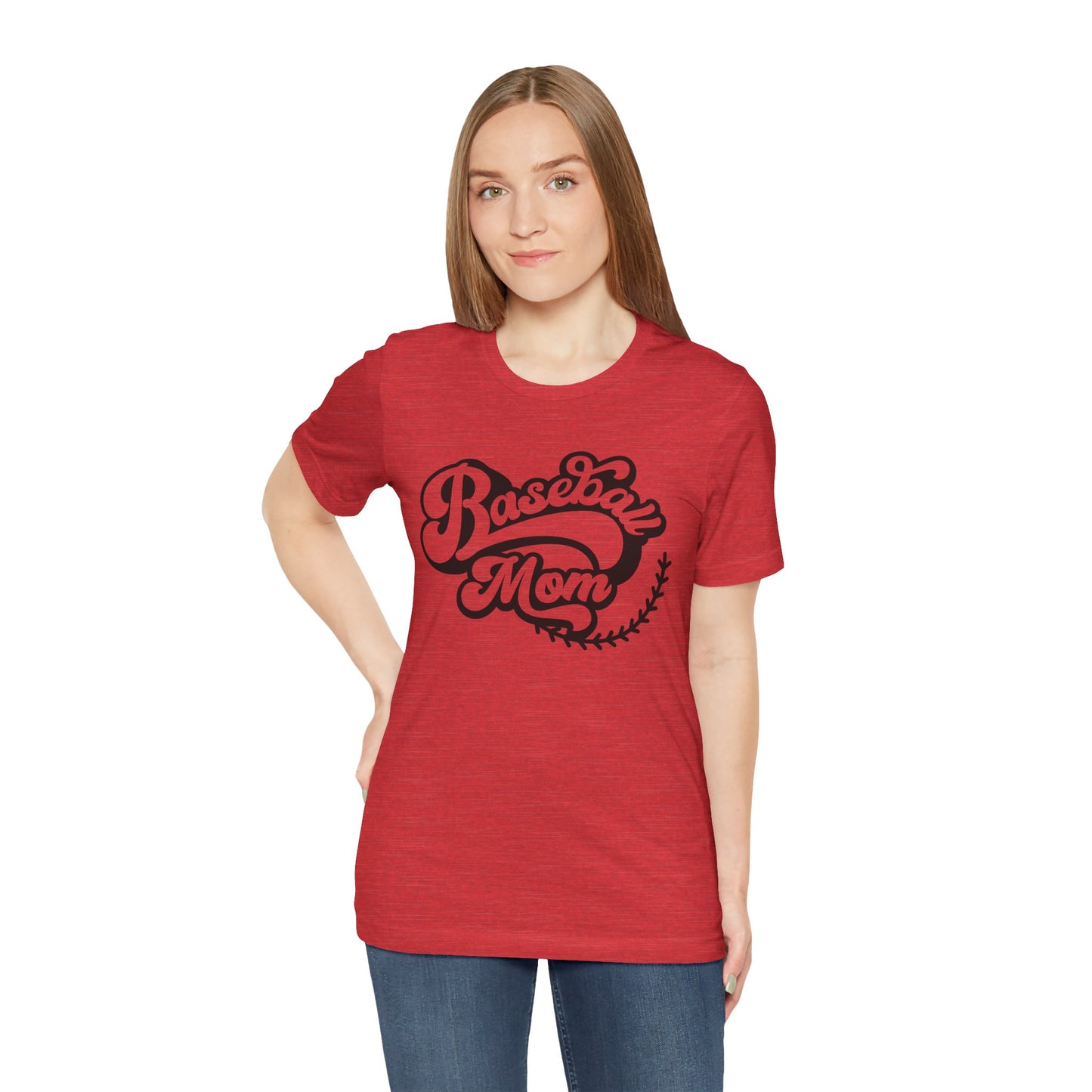 Baseball Mom Jersey Tee - Supportive & Stylish Shirt for Sports Moms