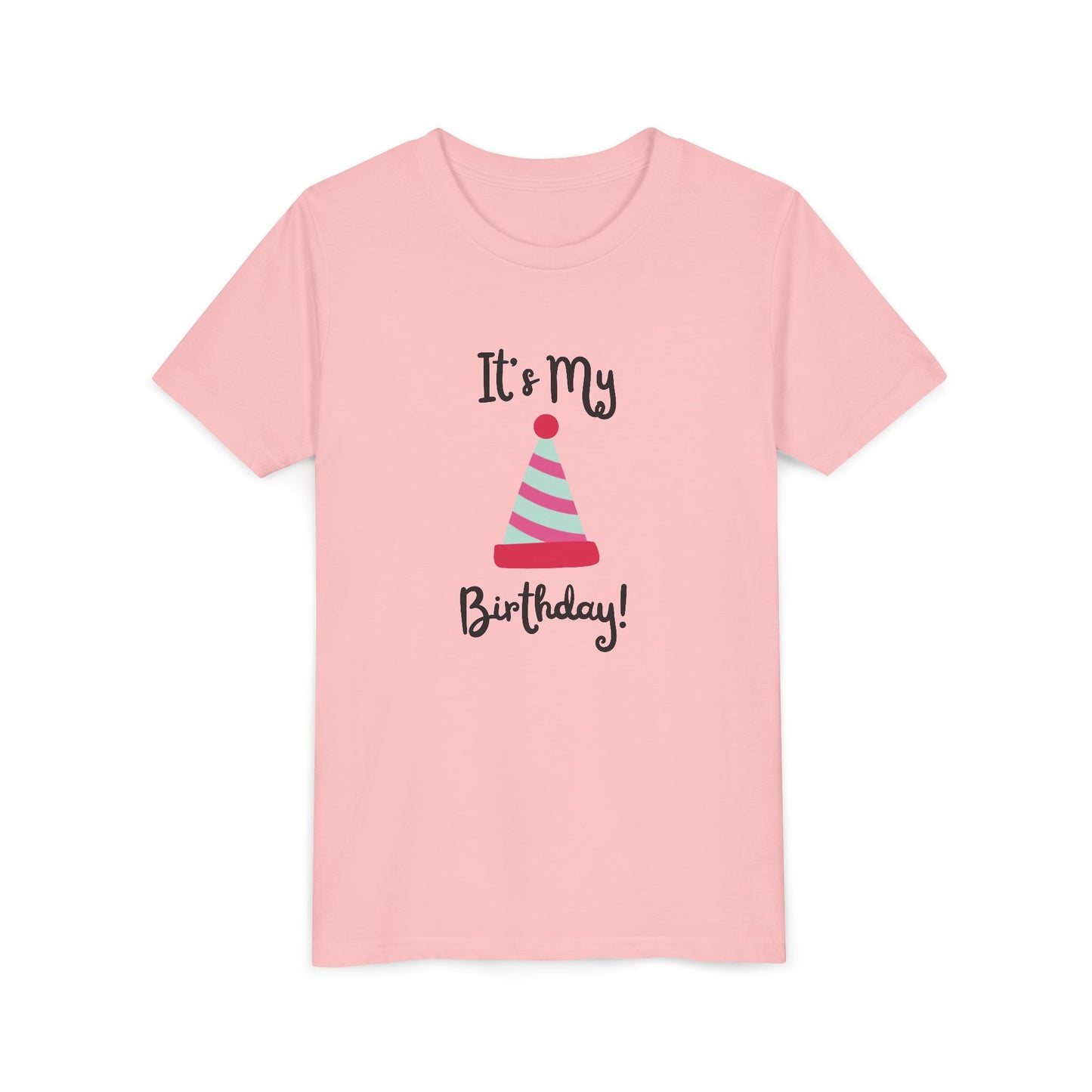 Kids Birthday Celebration Tee - "It's My Birthday!" Short Sleeve T-Shirt