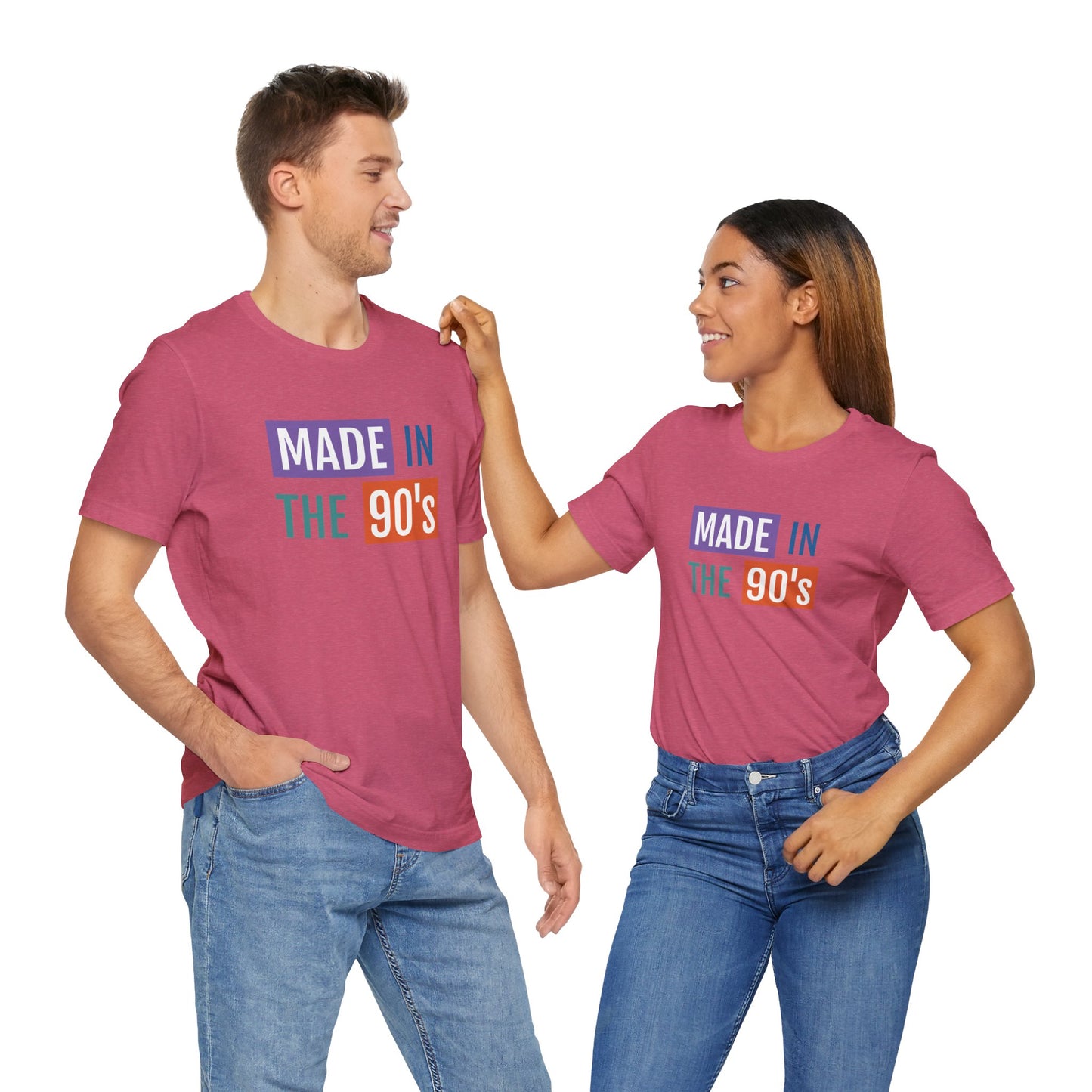 90's Nostalgia Unisex Tee - Made in the 90's Short Sleeve T-Shirt