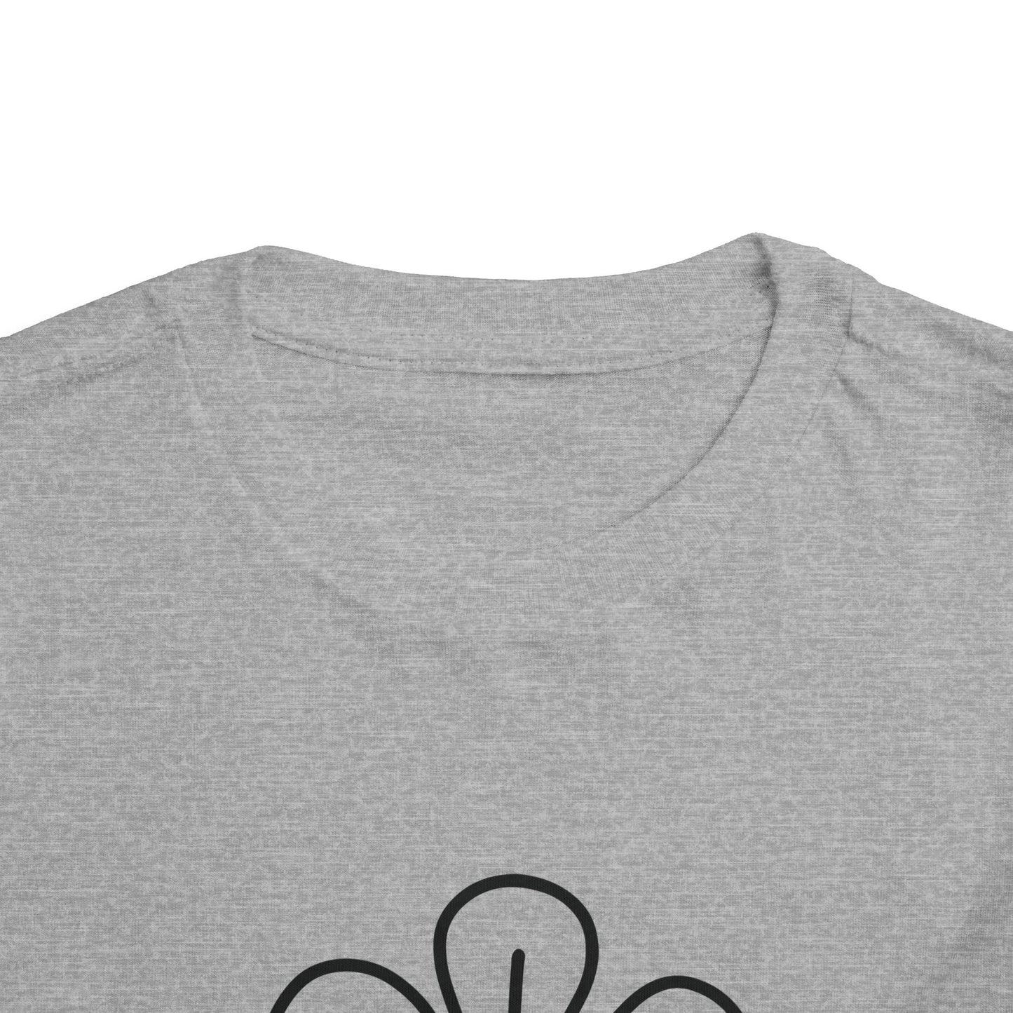 Happy Flower Toddler Short Sleeve Tee - Cute & Comfortable Kids T-Shirt