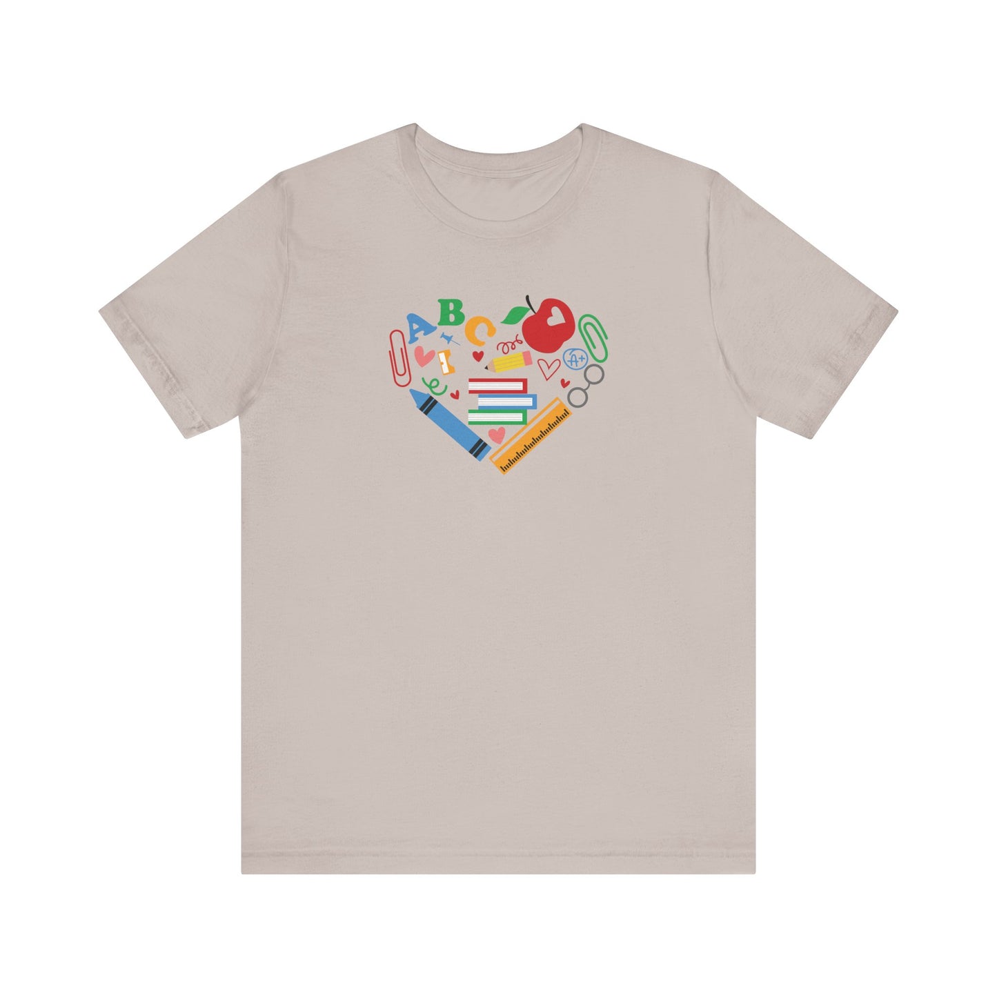 Creative Love Jersey Tee - Perfect for Teachers and Art Lovers