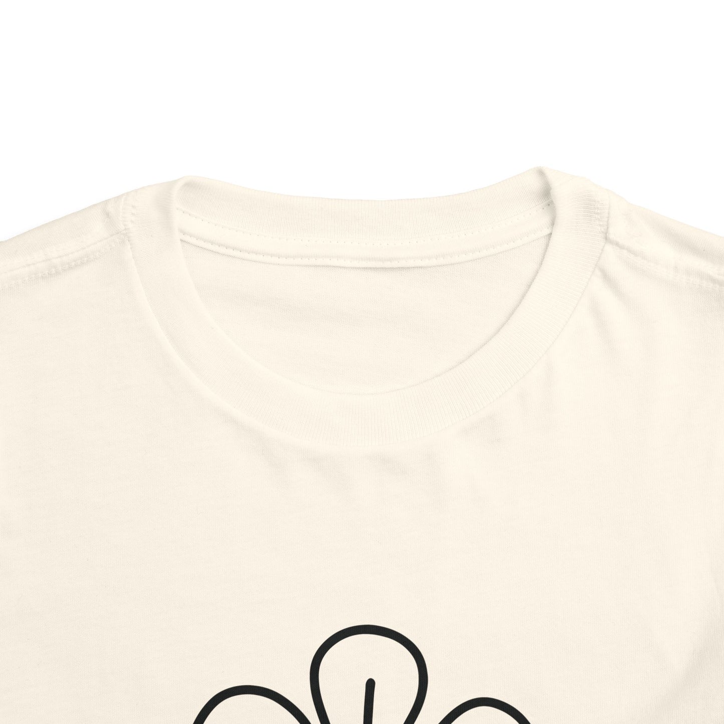 Happy Flower Toddler Short Sleeve Tee - Cute & Comfortable Kids T-Shirt