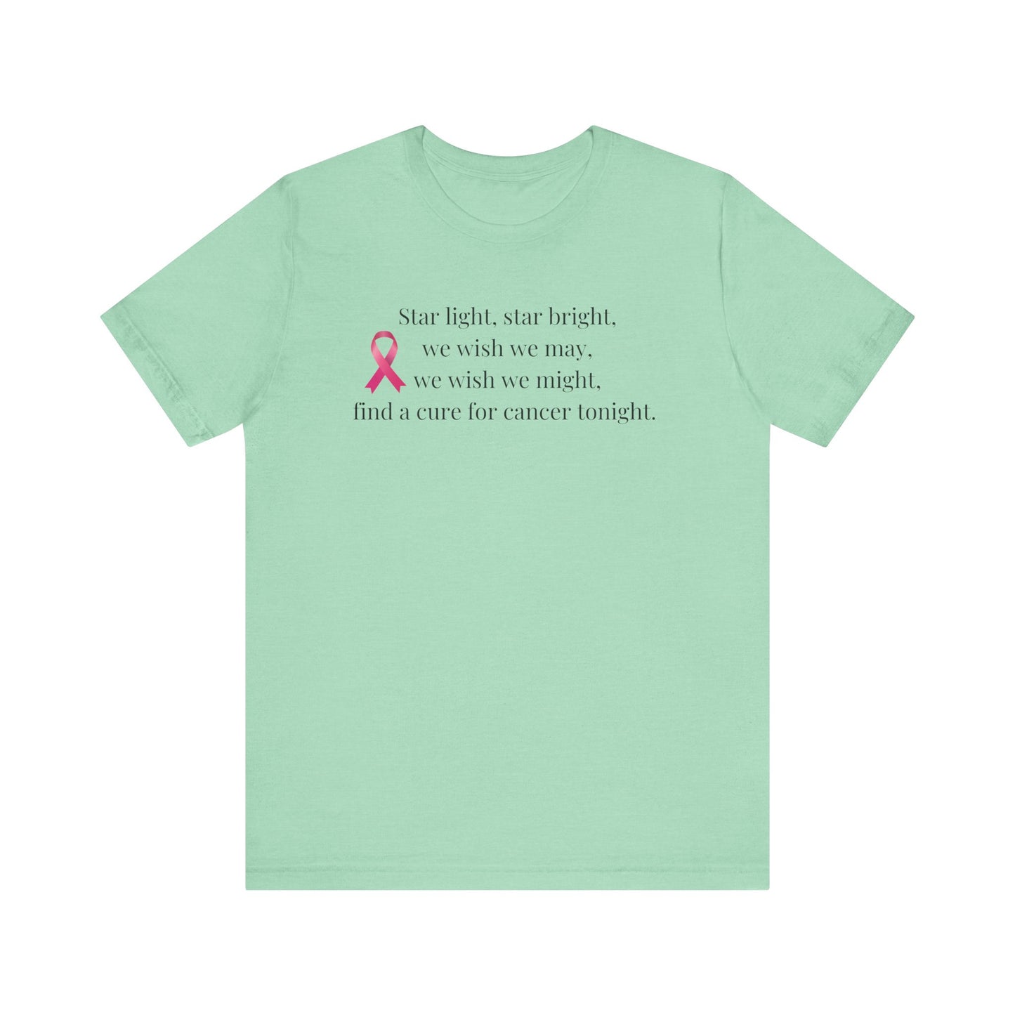 Find a Cure Cancer Awareness Tee - Short Sleeve Shirt (The Mary Beth)