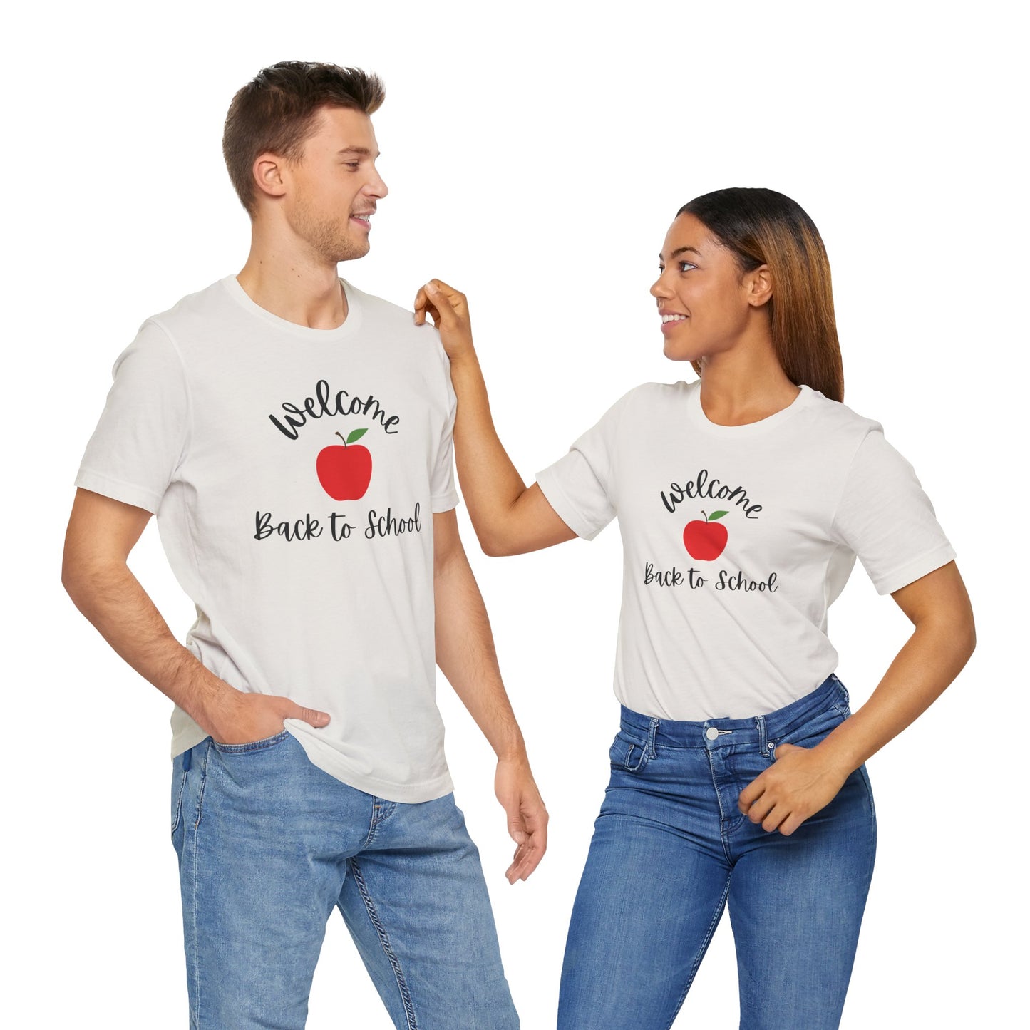 Back to School Tee, Welcome Back to School T-Shirt, Unisex Jersey Shirt, Teacher Gift, Student Fashion, Kids School Outfit