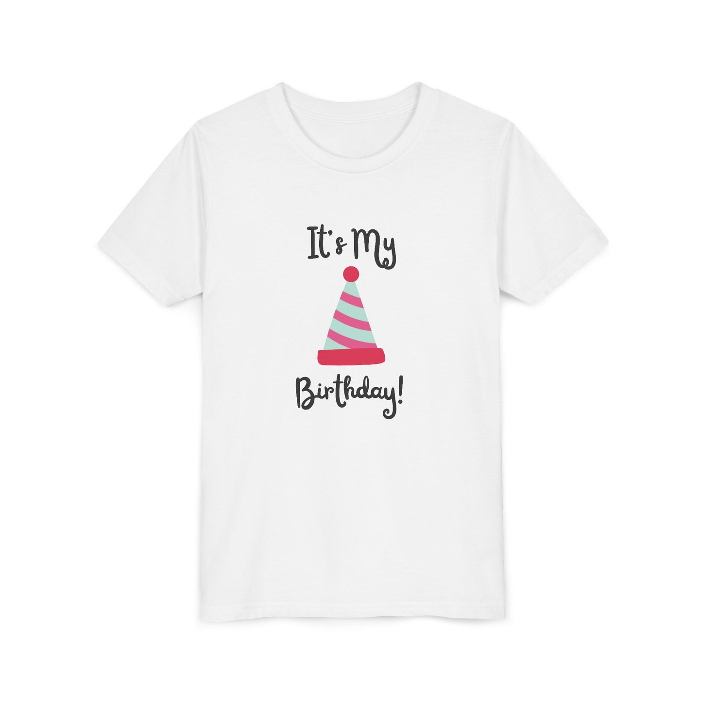Kids Birthday Celebration Tee - "It's My Birthday!" Short Sleeve T-Shirt