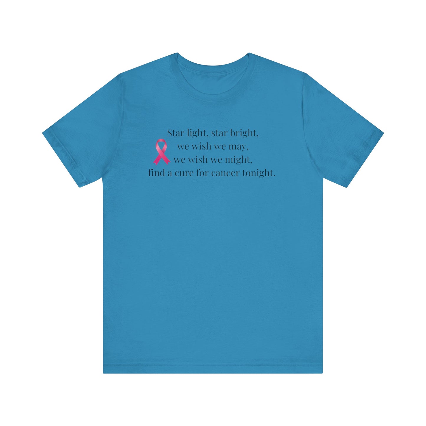 Find a Cure Cancer Awareness Tee - Short Sleeve Shirt (The Mary Beth)