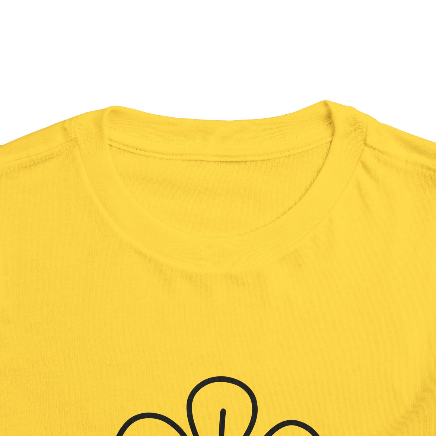 Happy Flower Toddler Short Sleeve Tee - Cute & Comfortable Kids T-Shirt
