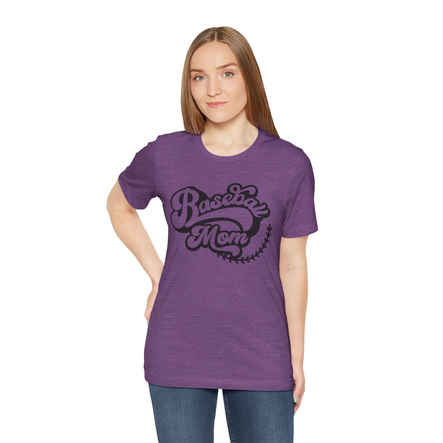 Baseball Mom Jersey Tee - Supportive & Stylish Shirt for Sports Moms