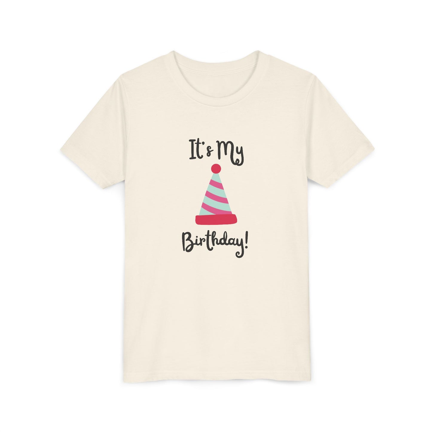 Kids Birthday Celebration Tee - "It's My Birthday!" Short Sleeve T-Shirt