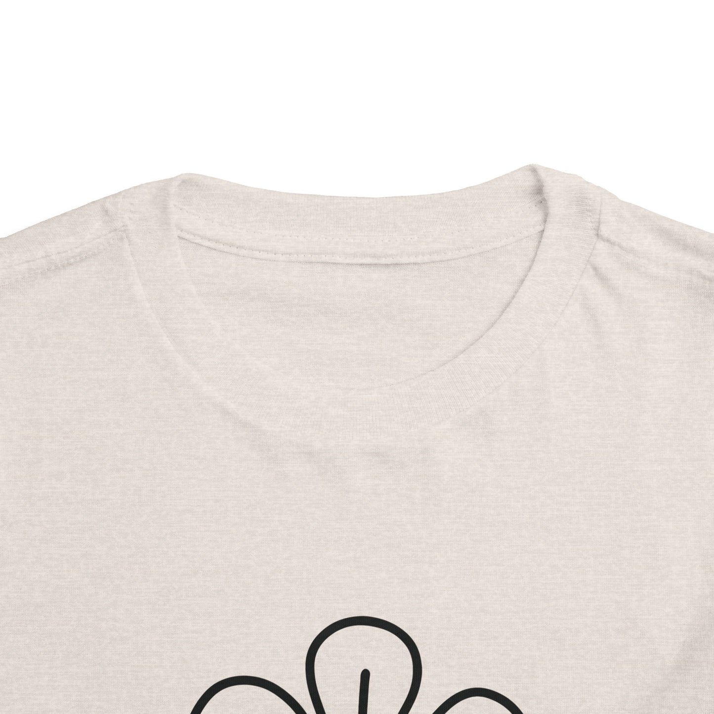 Happy Flower Toddler Short Sleeve Tee - Cute & Comfortable Kids T-Shirt