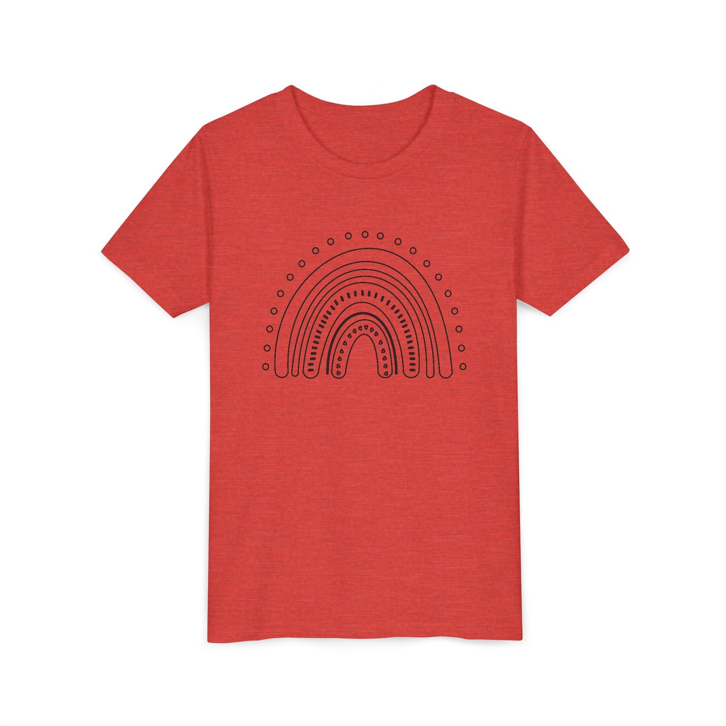 Kids Rainbow Art Short Sleeve Tee - Fun & Colorful Design