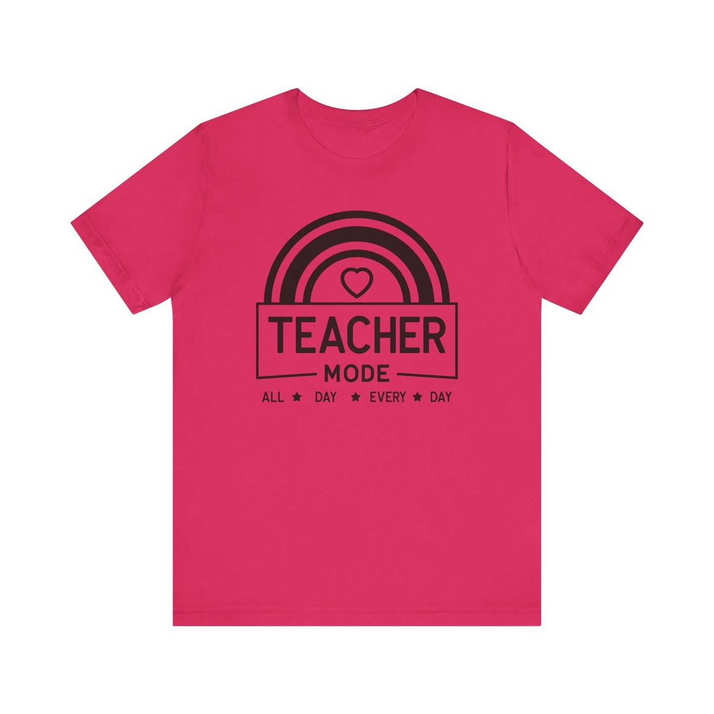 Teacher Mode Unisex Jersey Short Sleeve Tee - All Day Every Day