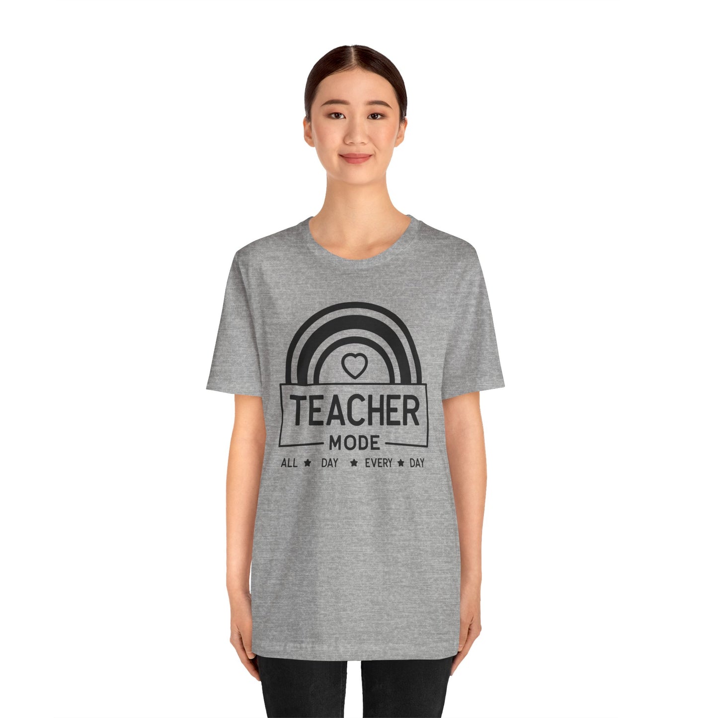 Teacher Mode Unisex Jersey Short Sleeve Tee - All Day Every Day