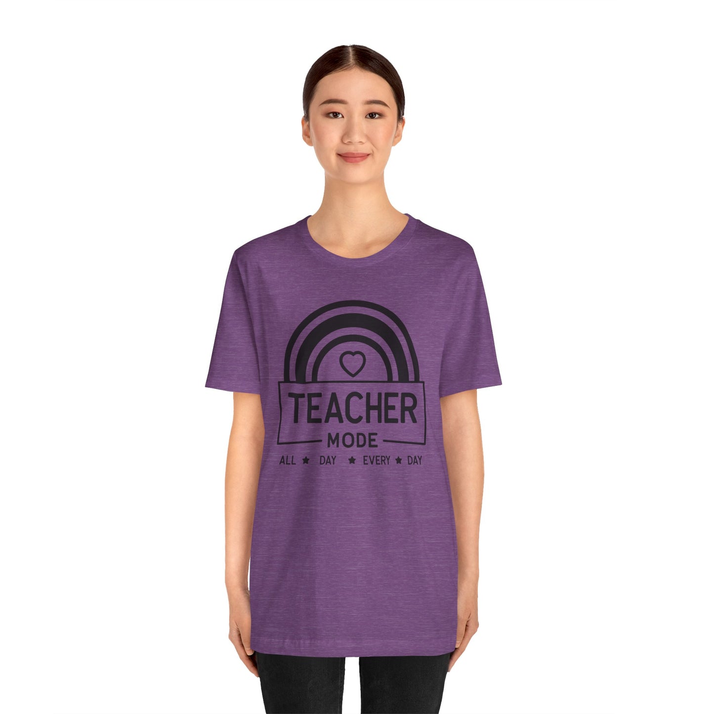 Teacher Mode Unisex Jersey Short Sleeve Tee - All Day Every Day