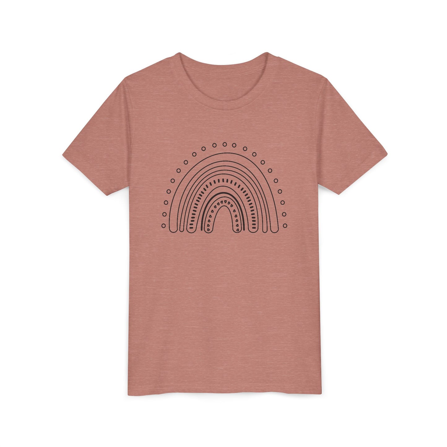 Kids Rainbow Art Short Sleeve Tee - Fun & Colorful Design