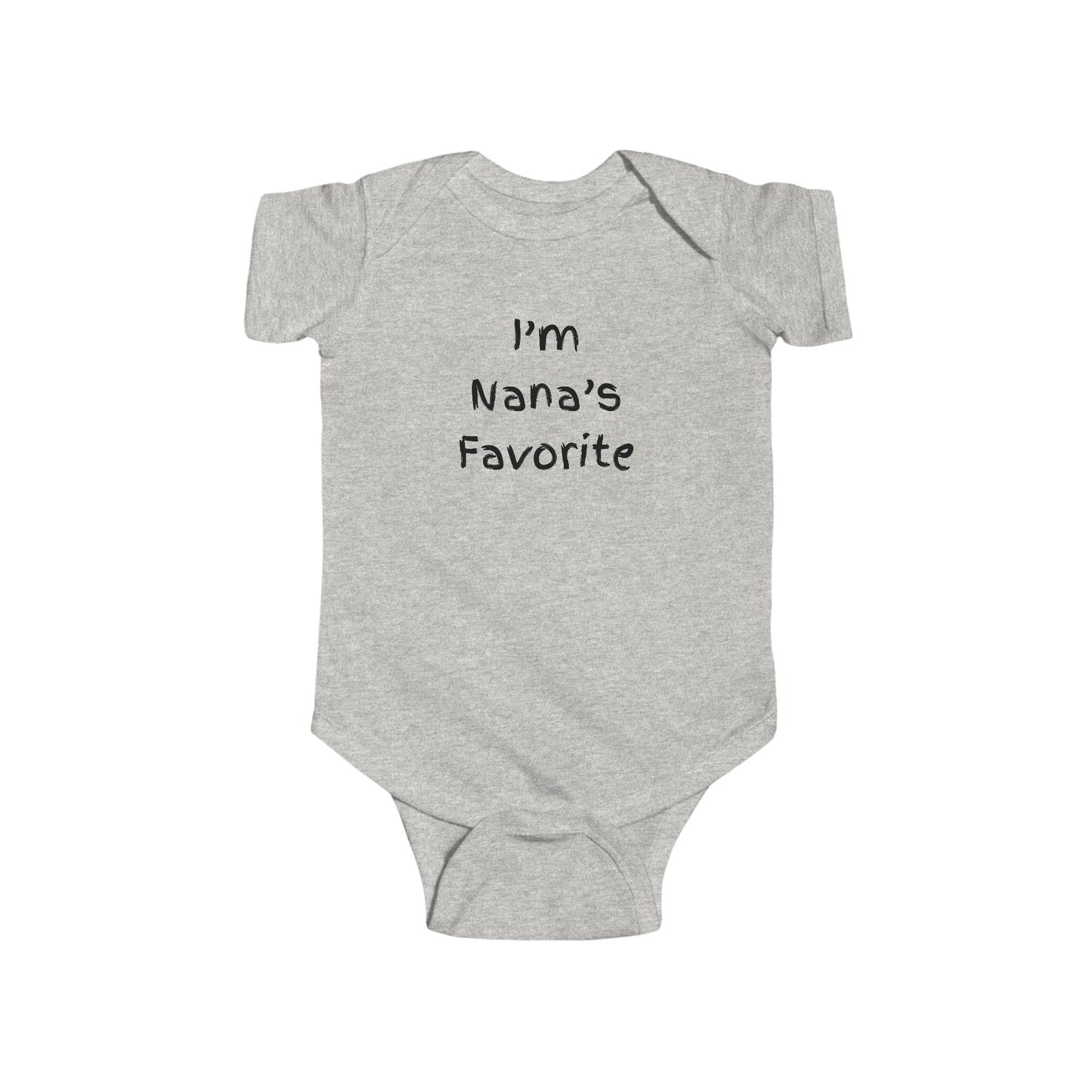 Cute Baby Bodysuit - "I'm Nana's Favorite"
