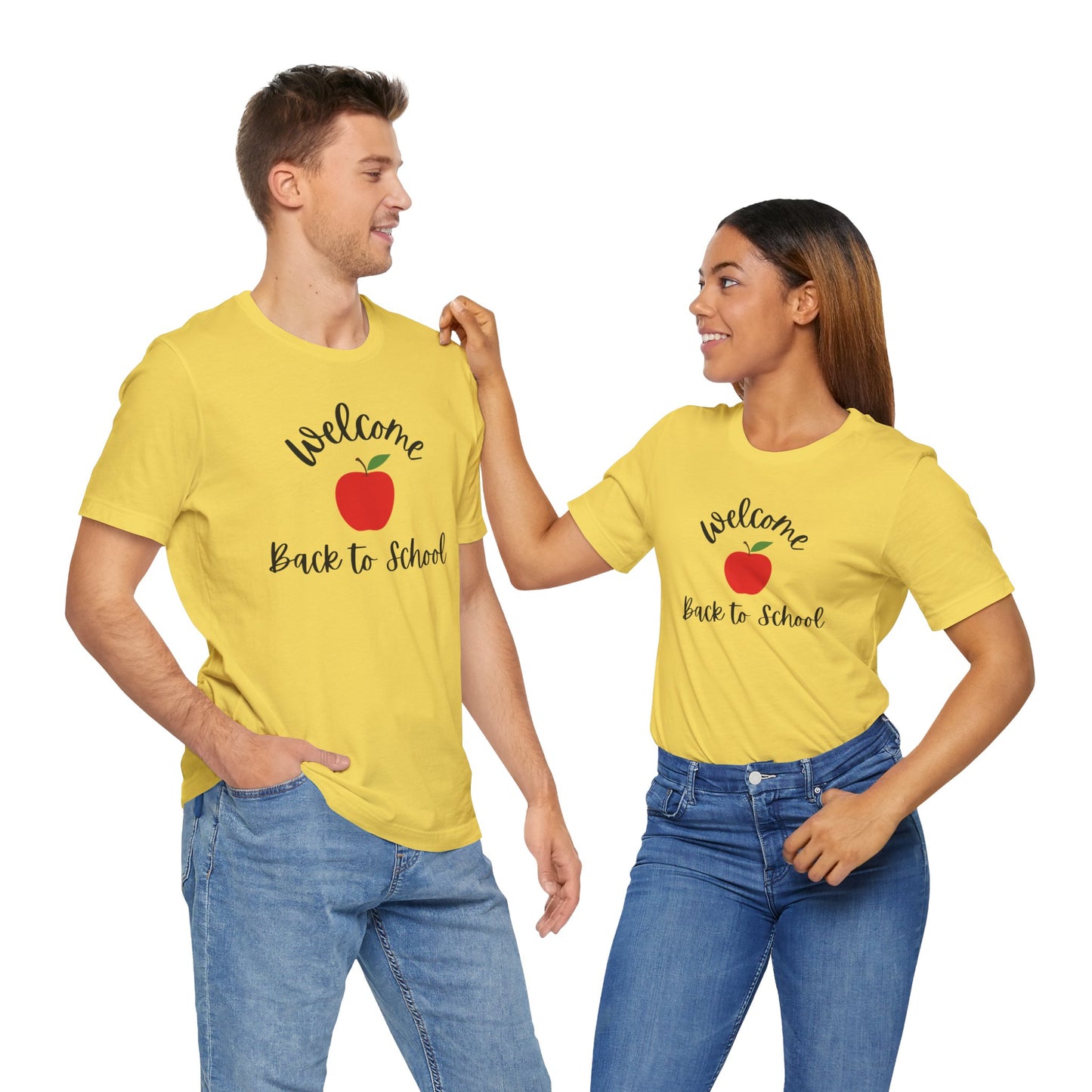 Back to School Tee, Welcome Back to School T-Shirt, Unisex Jersey Shirt, Teacher Gift, Student Fashion, Kids School Outfit
