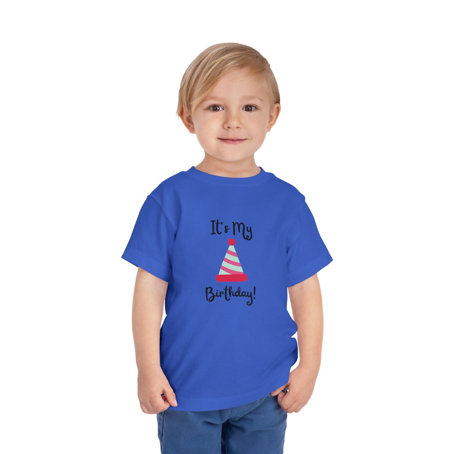 Birthday Party Toddler Tee - "It's My Birthday!"