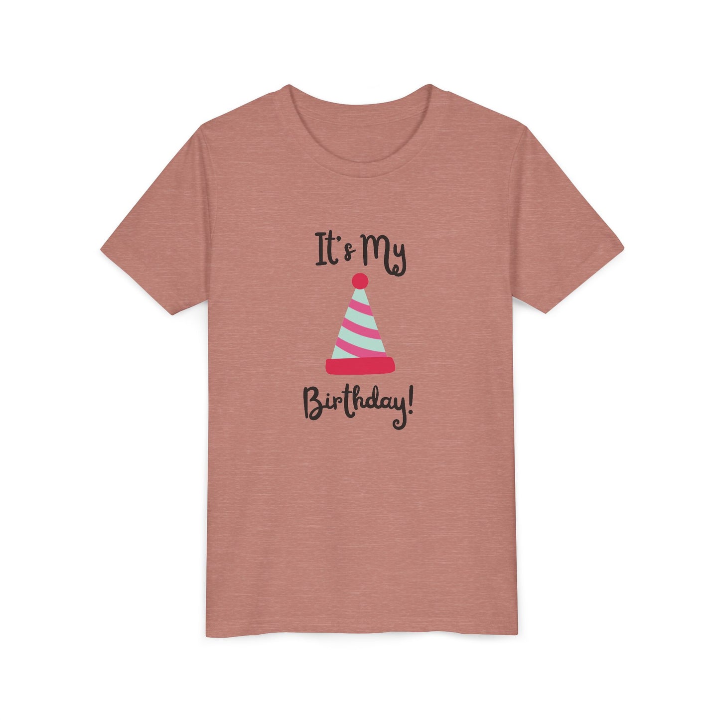 Kids Birthday Celebration Tee - "It's My Birthday!" Short Sleeve T-Shirt