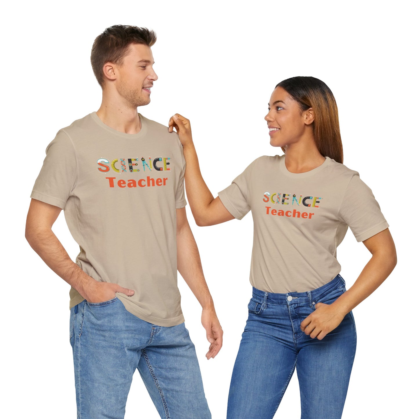 Science Teacher Unisex Tee - Fun & Colorful Graphic Shirt for Educators