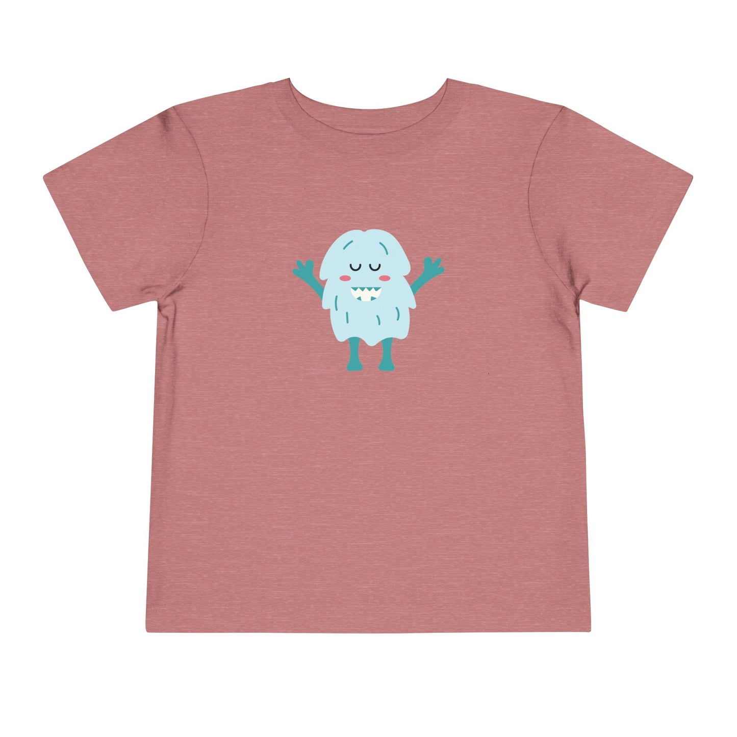 Cute Monster Toddler Short Sleeve Tee - Adorable Playful Shirt for Kids