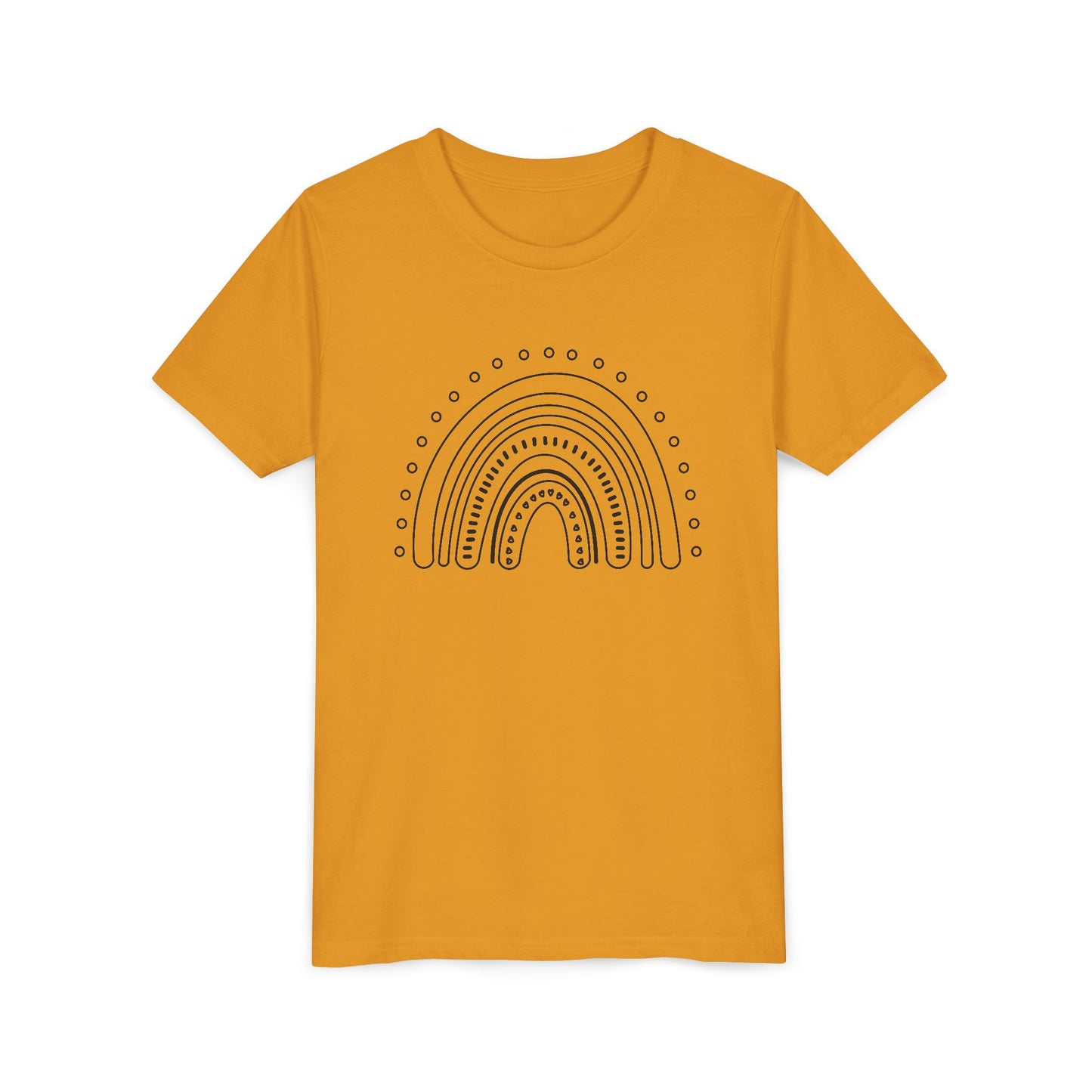 Kids Rainbow Art Short Sleeve Tee - Fun & Colorful Design